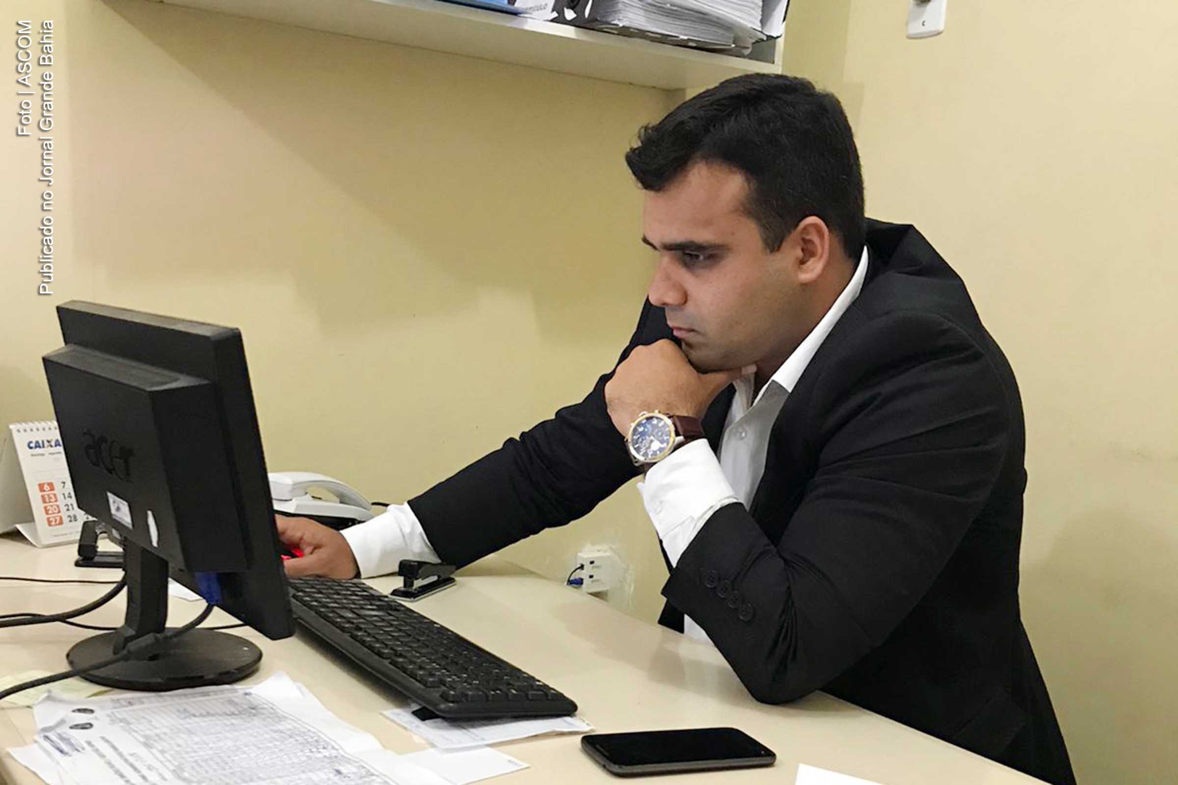 Fabrício Araújo, presidente do PP Jovem da Bahia.