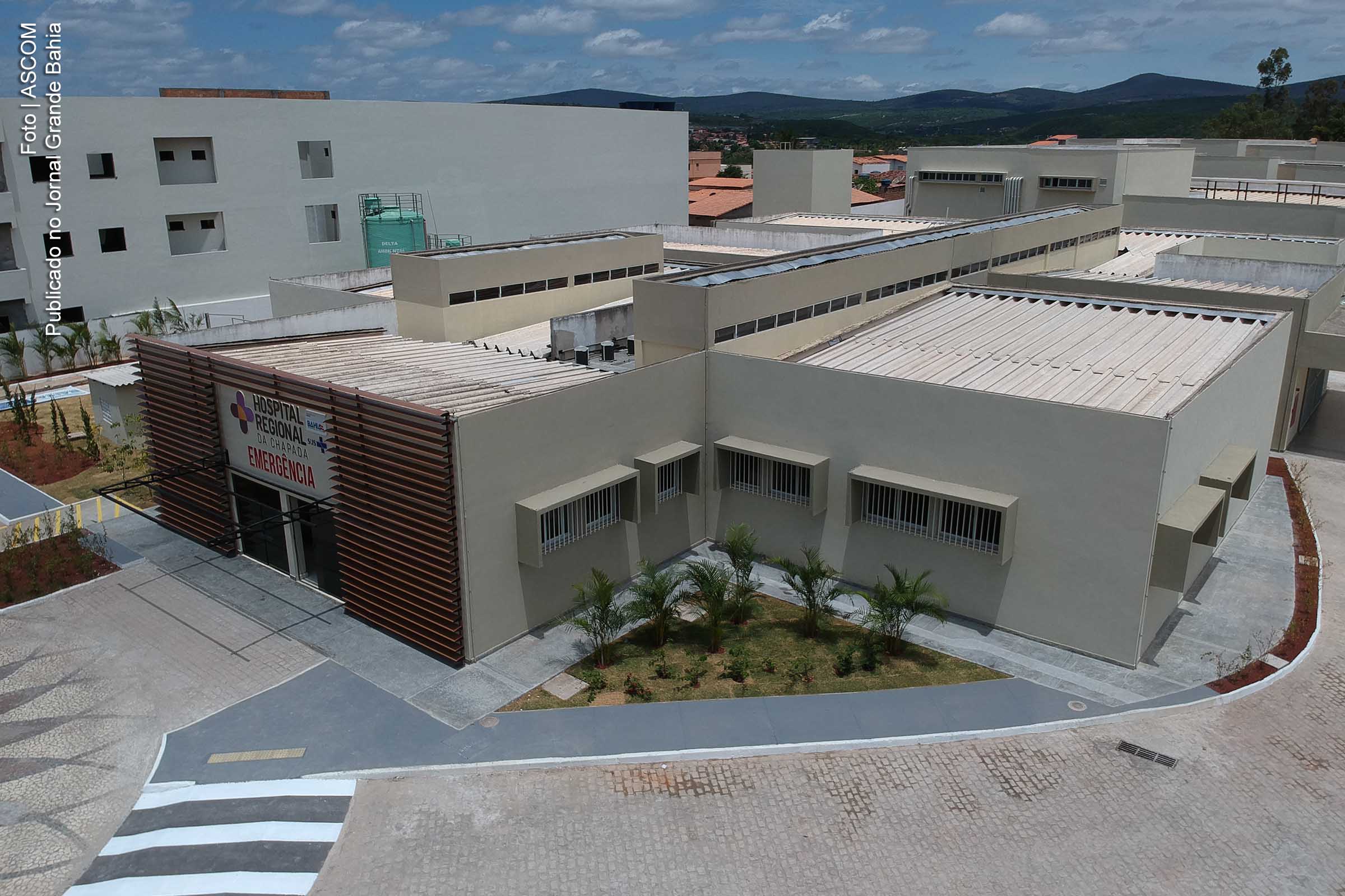 Vista do Hospital Regional da Chapada (HRC), em Seabra.