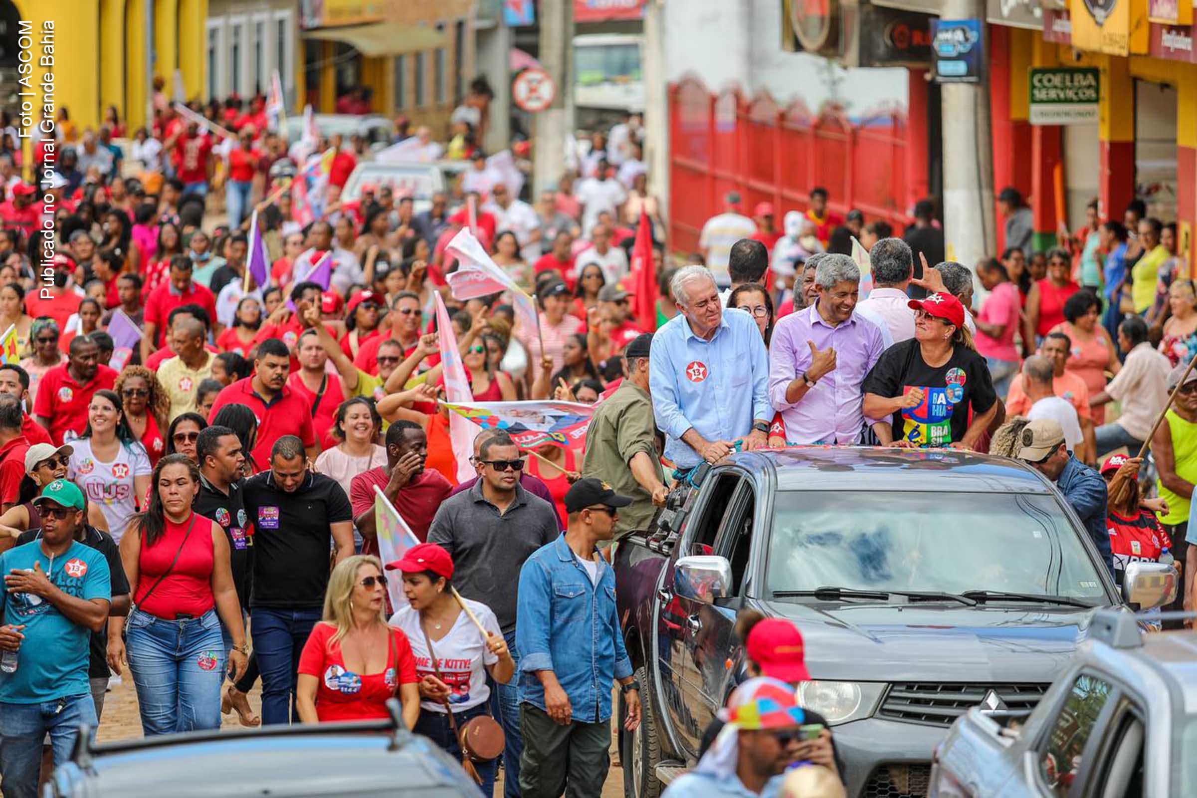 O novo hospital será construído em Valenca para atender o Baixo Sul, promete Jerônimo Rodrigues, candidato a governador da Bahia.