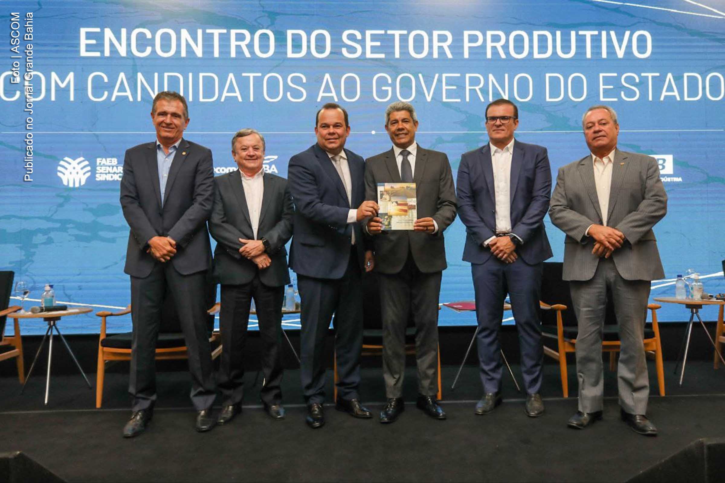 Eleições 2022: Em sabatina, Jerônimo Rodrigues diz que Estado tem que ser parceiro do setor produtivo para estimular geração de emprego