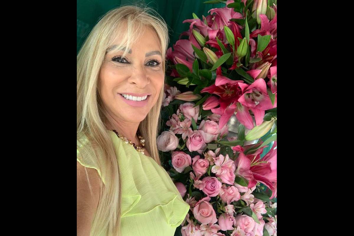 A festejada figura da vida social, Luci Silva.