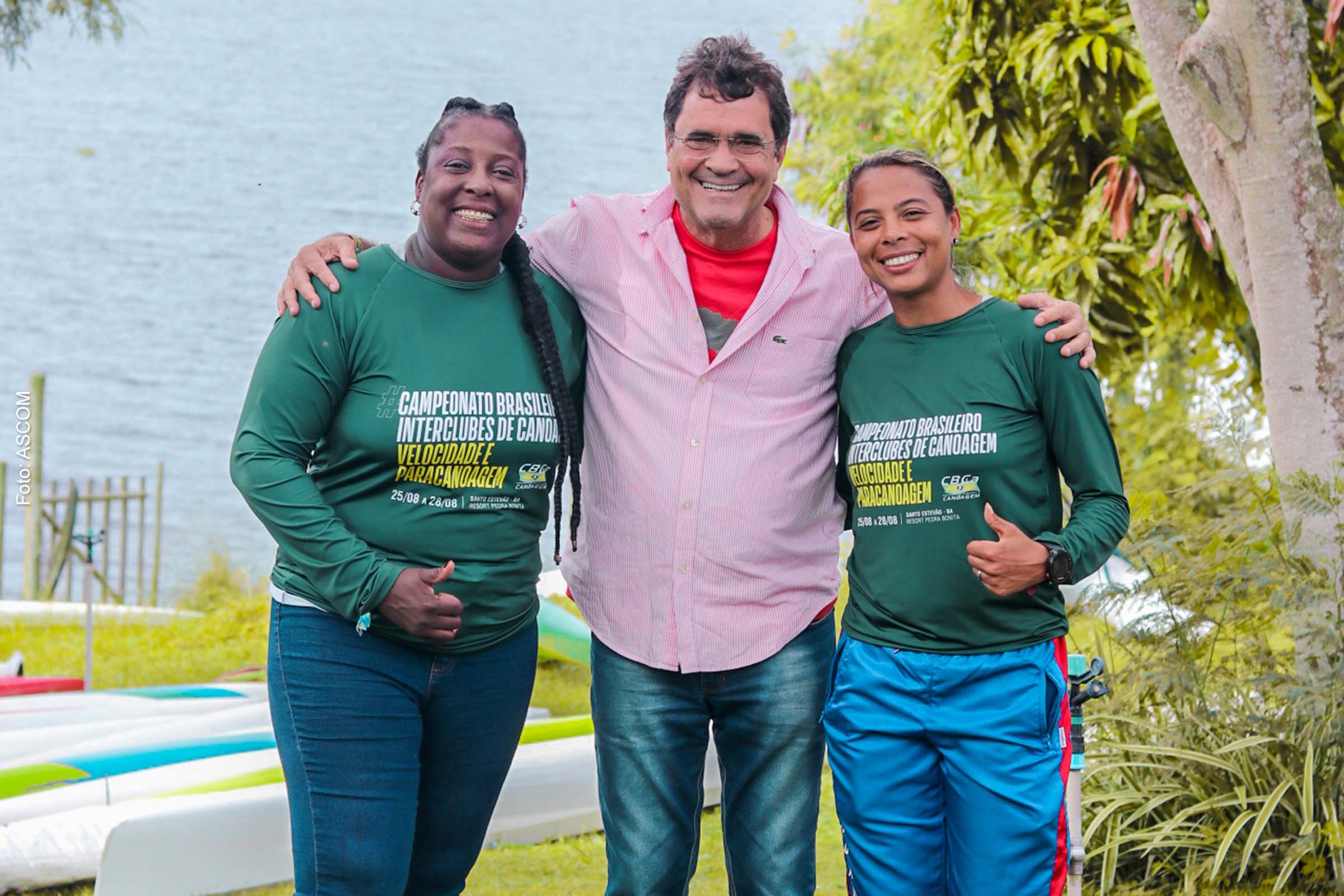 Deputado Angelo Almeida (PSB) idealizou e articulou a realização do evento no Lago Pedra do Cavalo junto com Federação Baiana de Canoagem.