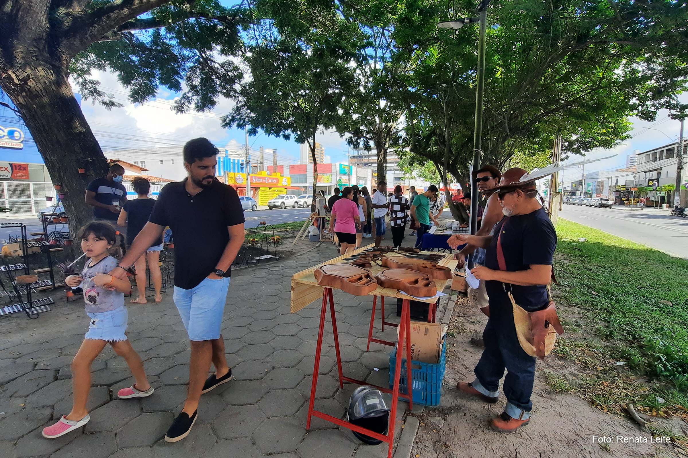 Evento acontece em espaço ao ar livre, entre as ruas Frei Aureliano e São Domingos, no canteiro da Avenida Getúlio Vargas.