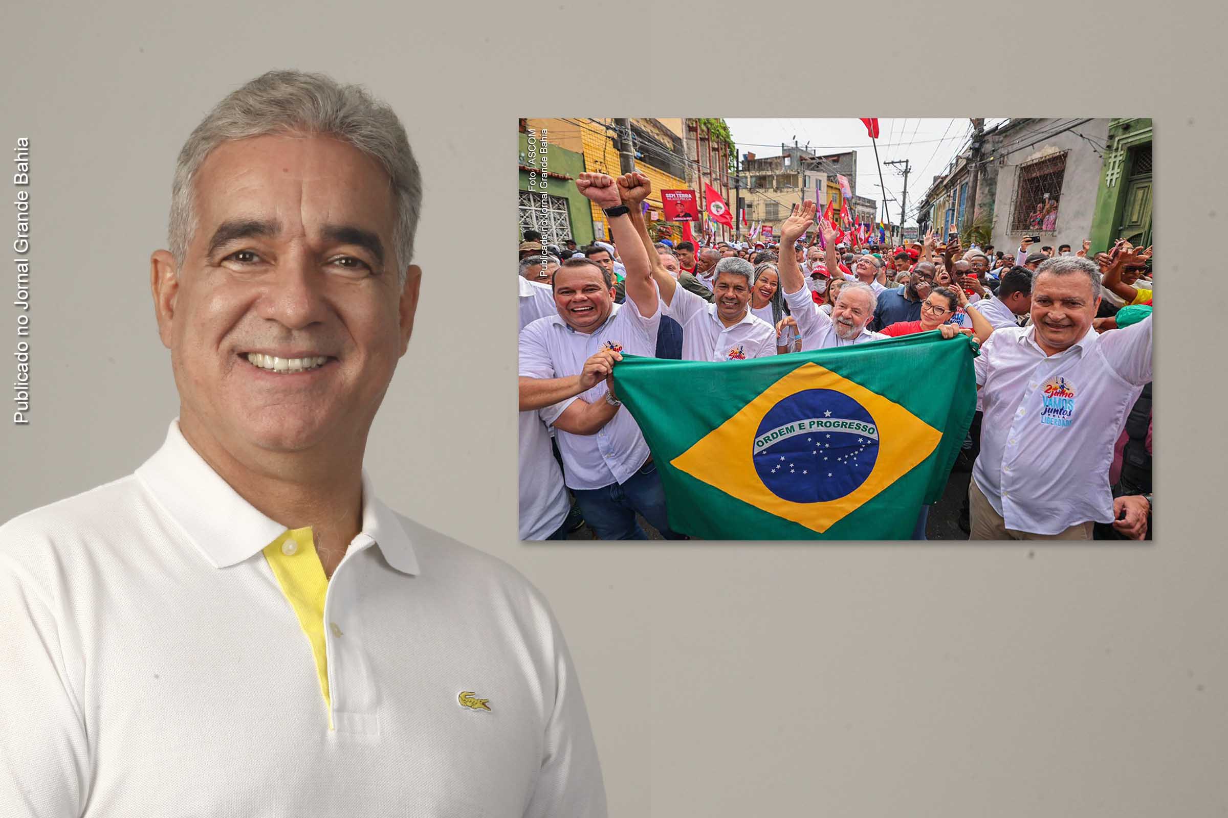 Time de Lula na Bahia tem apoio do deputado federal José Cerqueira Neto (Zé Neto, PT).