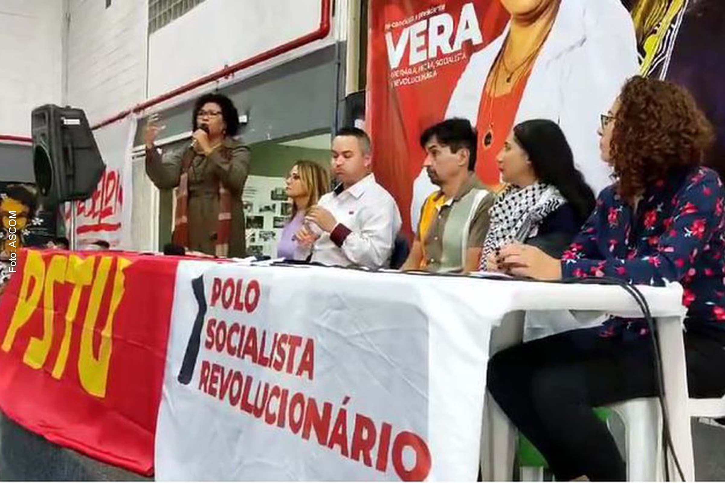 Durante seu discurso, Vera Lúcia defendeu a estatização das 110 maiores empresas do país, os bancos e a agroindústria, além da revogação das reformas e leis que retiraram direitos dos trabalhadores.