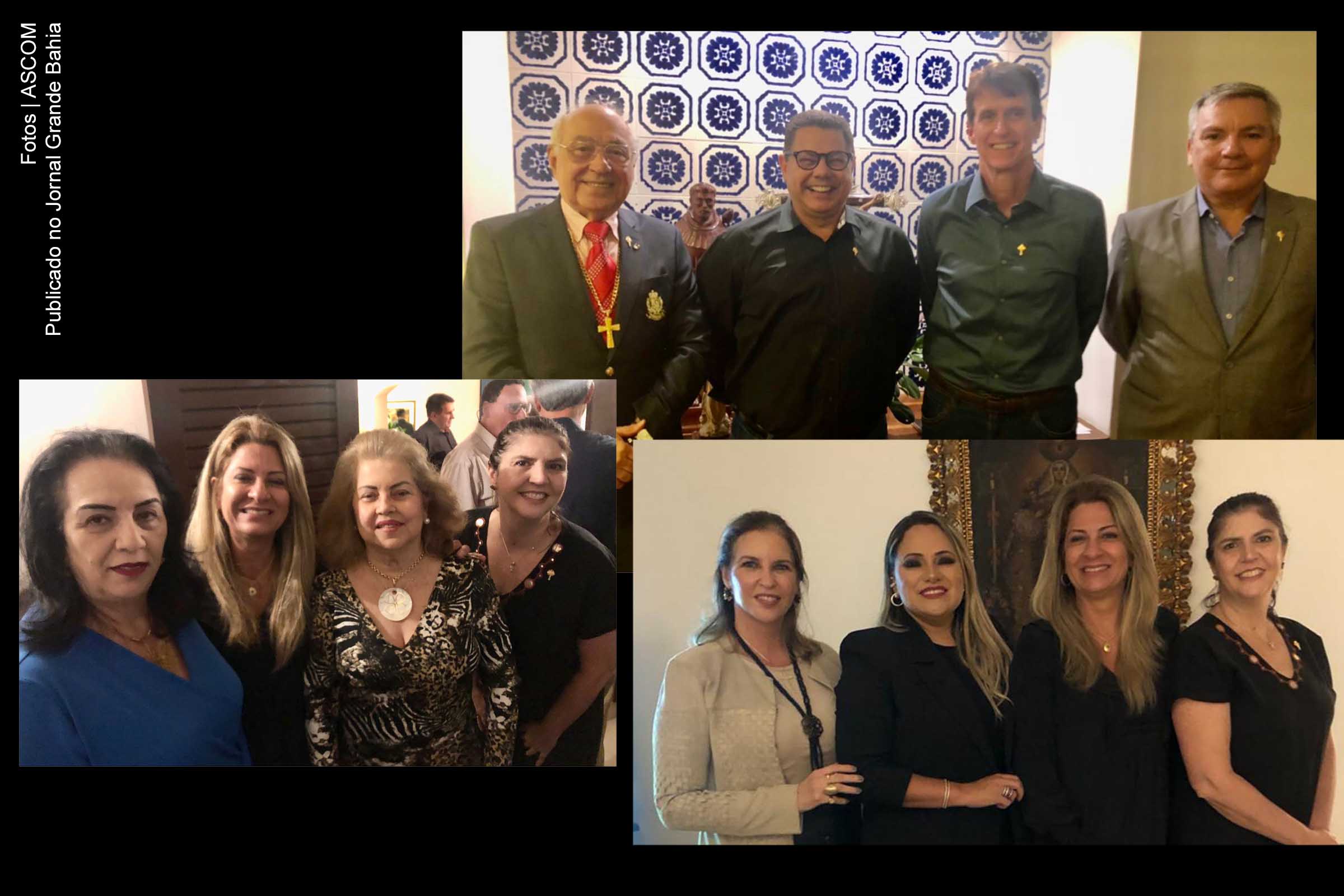 Personalidades da Bahia participaram de encontro em homenagem ao almirante de esquadra Marcelo Campos, secretário-geral da Marinha do Brasil.