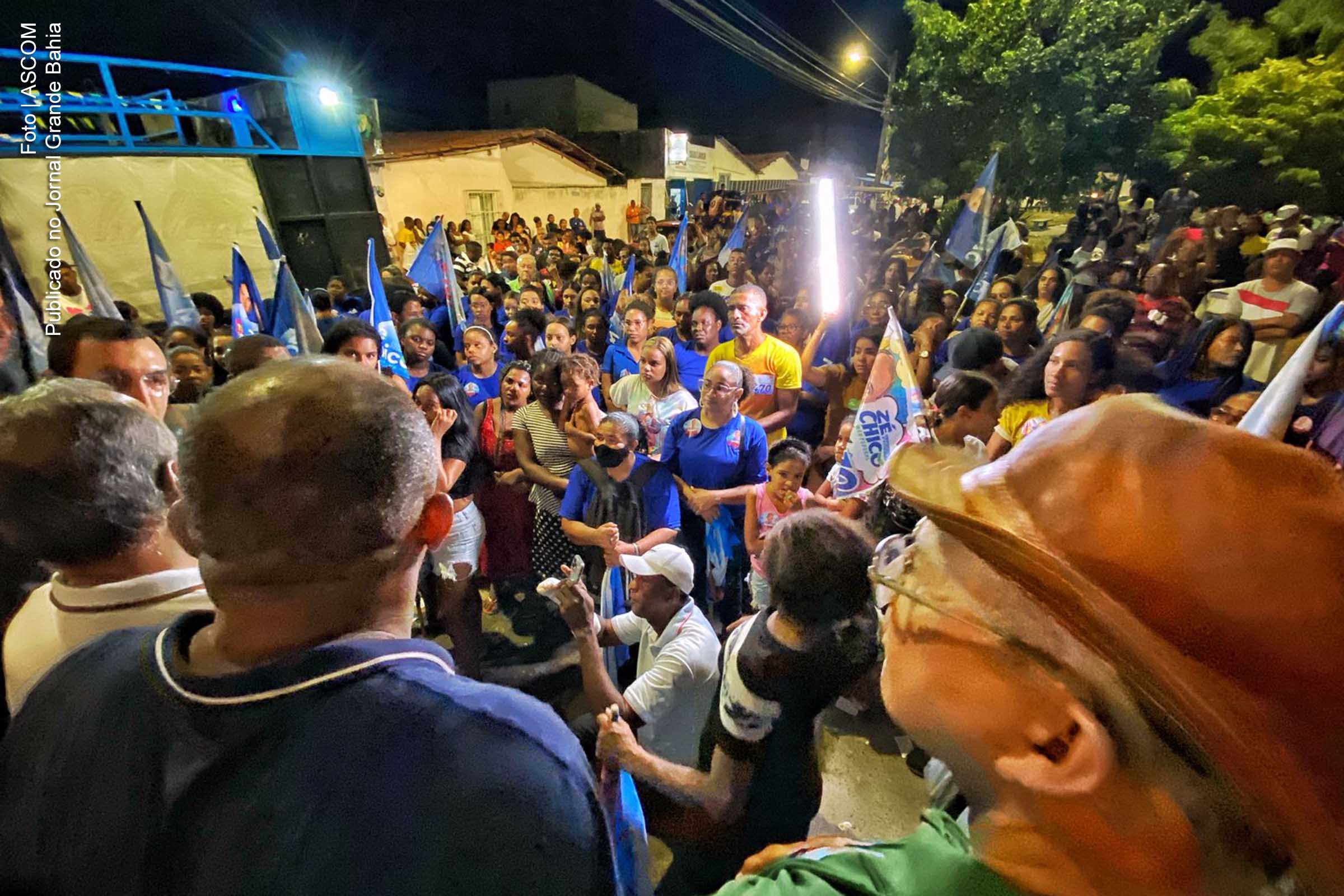 Eleições 2022: Carlos Geilson e Zé Chico prosseguem em campanha no Bairro Queimadinha, em Feira de Santana