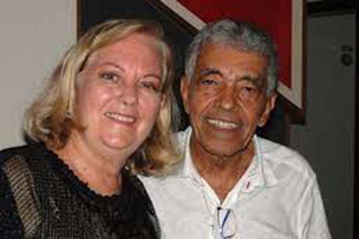 Martine e João Veloso em campanha política pelo candidato a governador da Bahia o feirense Jeronimo Rodrigues. Este genro dele.