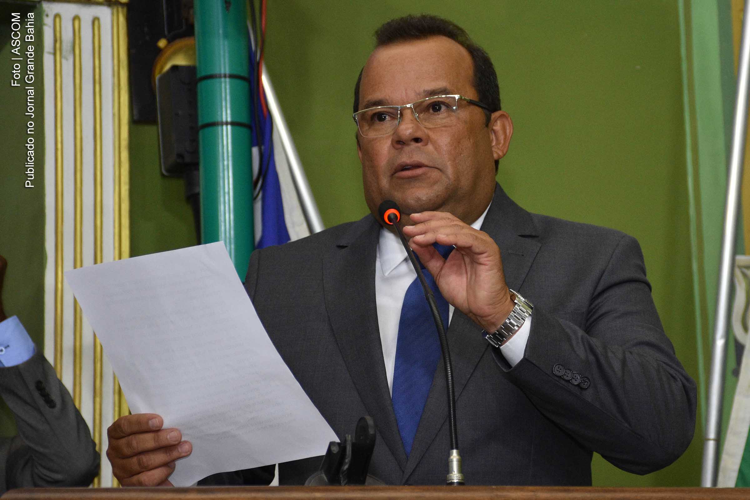 Vereador Geraldo Júnior (MDB), presidente da Câmara Municipal de Salvador, critica prefeito Bruno Reis (UB) e o ex-prefeito ACM Neto (UB).