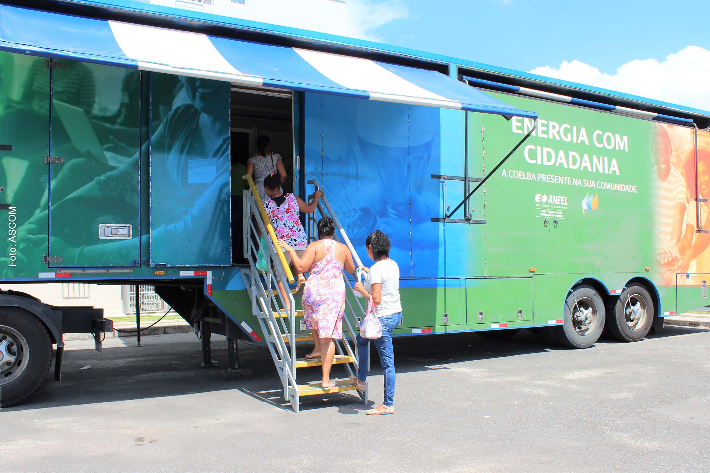 A ação é parte do projeto Energia com Cidadania, da Neoenergia COELBA, e segue no município até novembro de 2022.