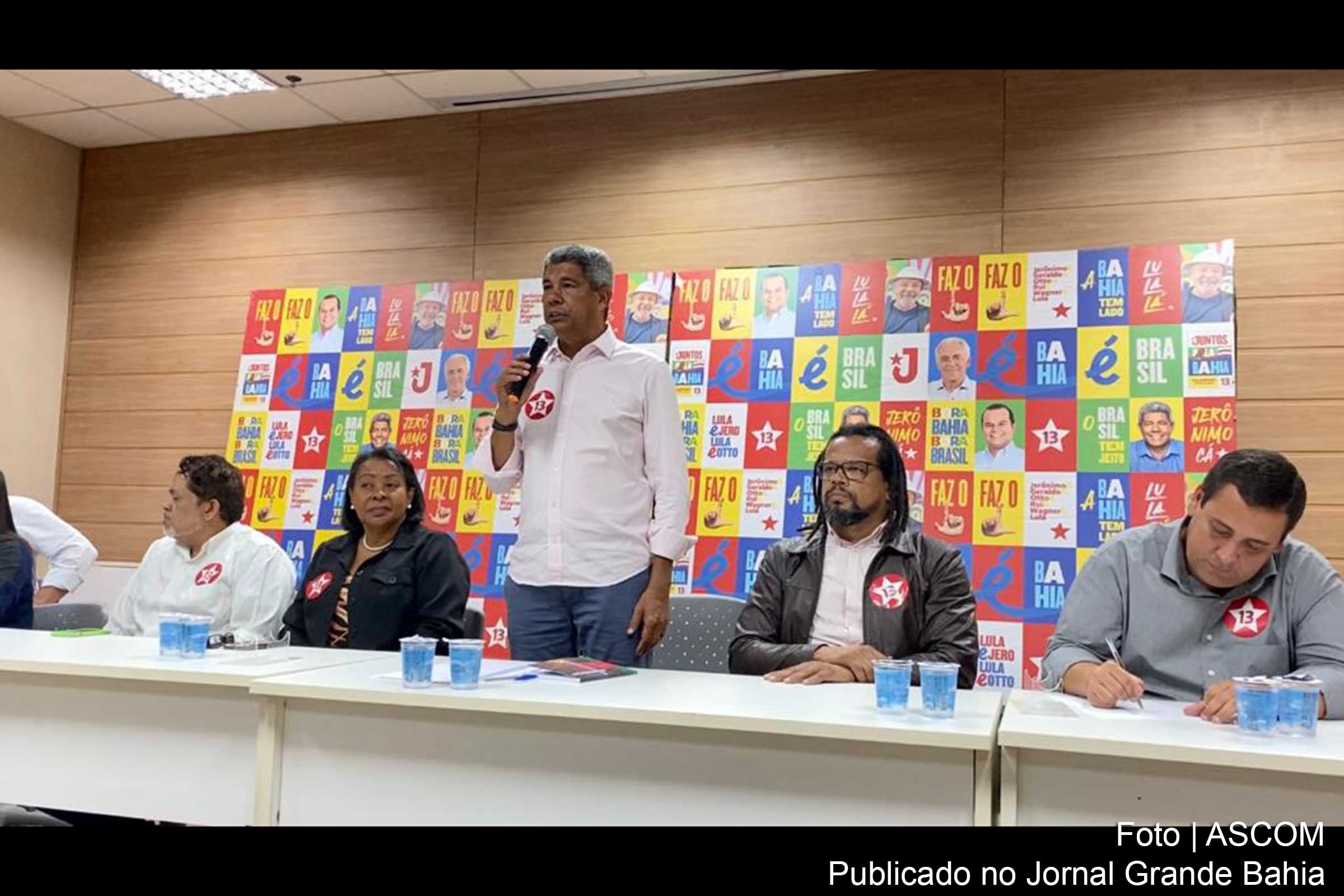 Com novo apoio, campanha de Jerônimo Rodrigues (PT) conta com cinco partidos aliados para o segundo turno das Eleições 2022.