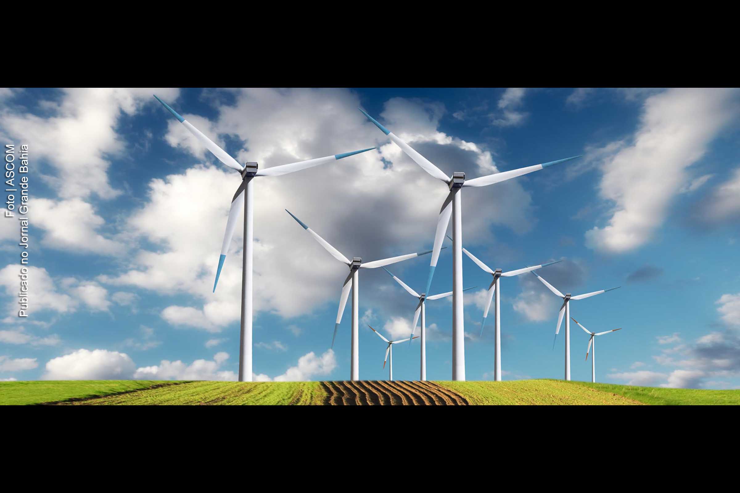 Capacidade instalada dos quatro parques eólicos em construção na Bahia é de 288 megawatts, suficiente para atender cerca de 744 mil residências.