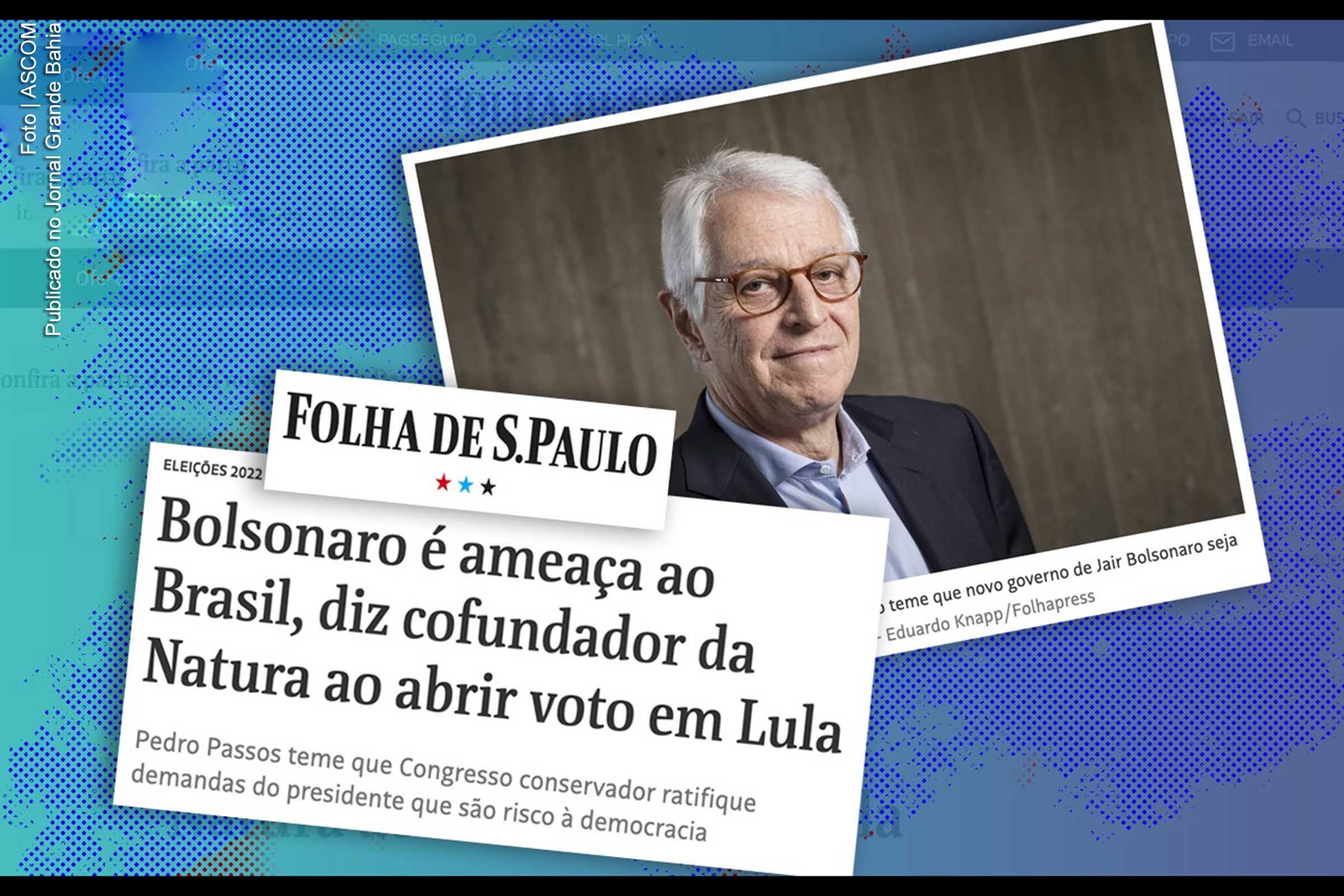 Empresário Pedro Passos diz que Brasil vive ameaça institucional com governo Bolsonaro, intervencionista na economia e uma tragédia na educação.
