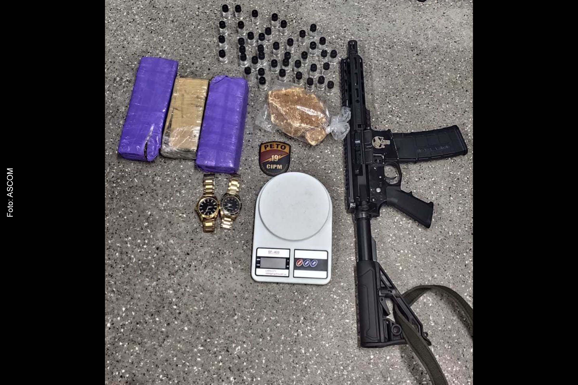 Com essa apreensão, sobe para 27 o número de fuzis apreendidos na Bahia em 2022.