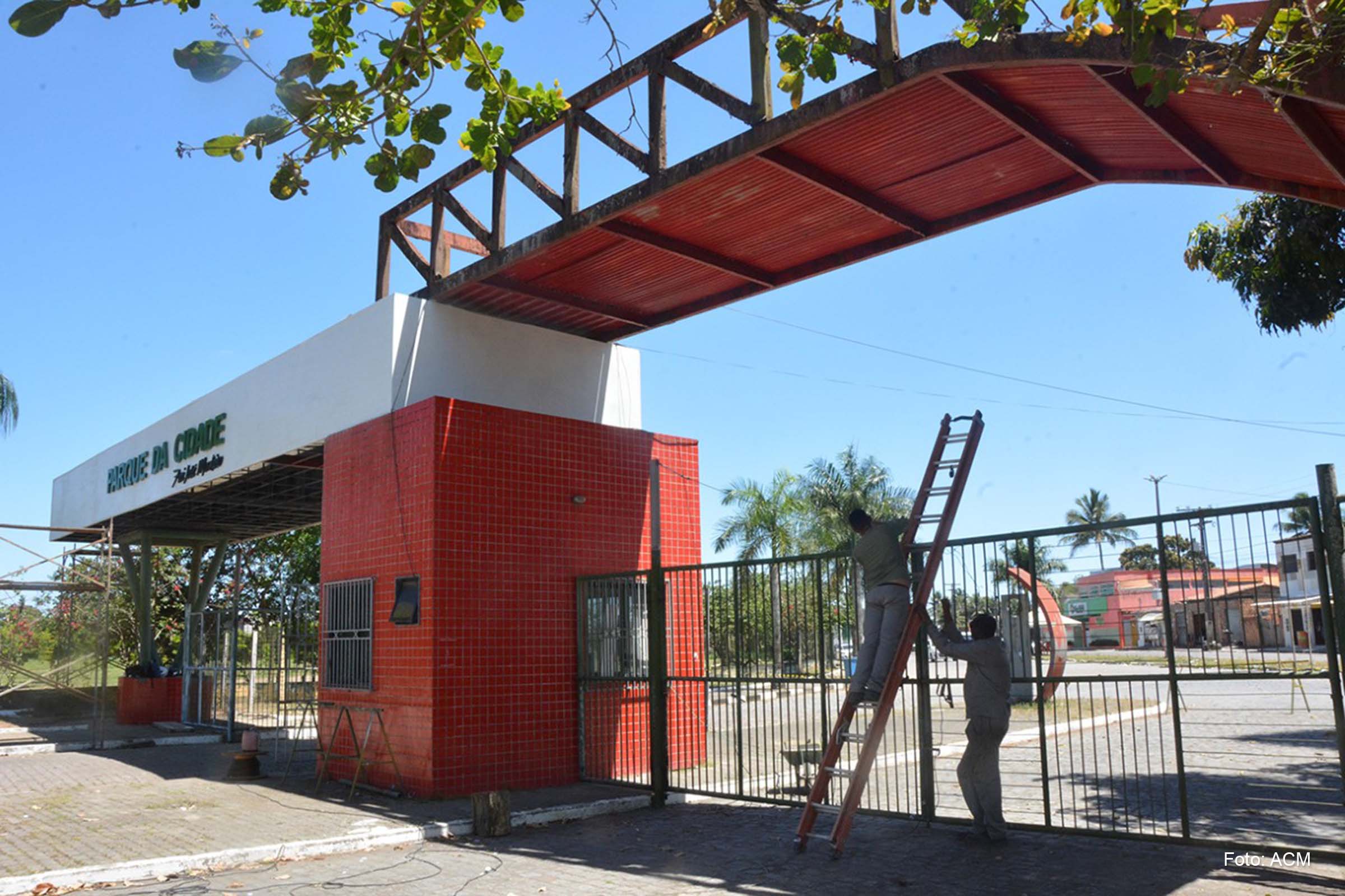 Embora esteja passando por intervenções, uma área do Parque da Cidade está liberada aos visitantes.