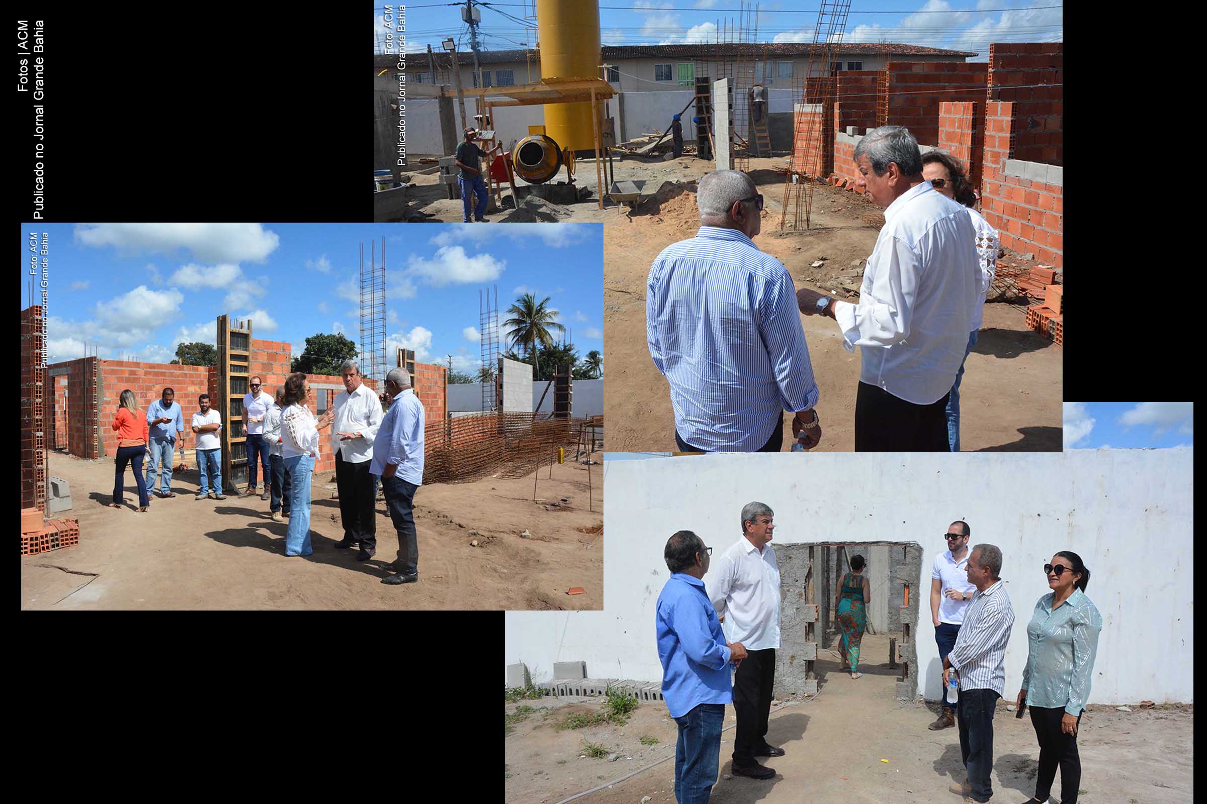 O investimento do Governo Municipal é de R$ 124 milhões, diz prefeito Colbert Martins, durante inspeção das obras de construção, reforma e ampliação das unidades de ensino de Feira de Santana. 