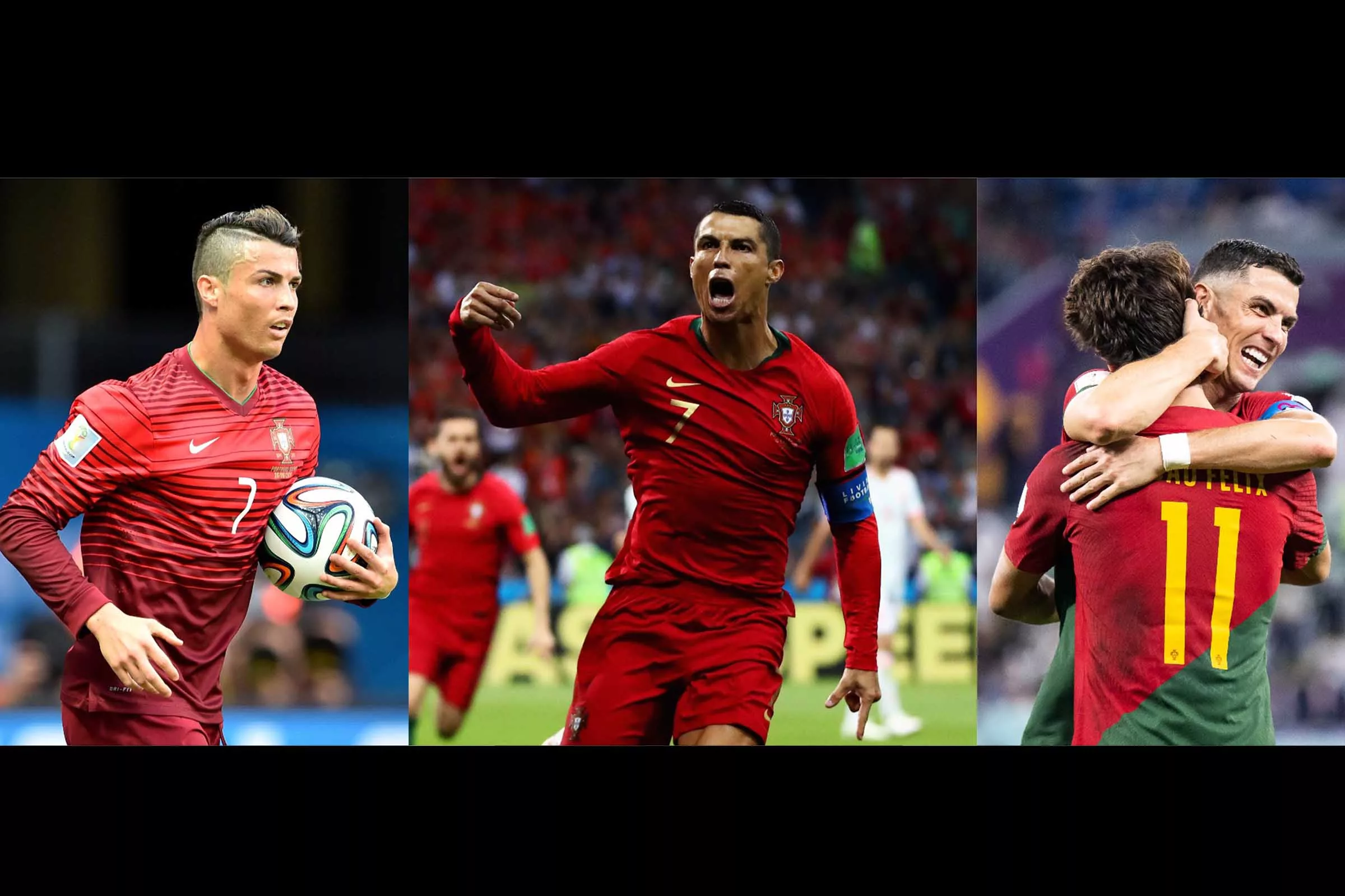 Cristiano Ronaldo é o primeiro jogador da história a marcar gols em cinco Copas do Mundo; Portugal faz a estreia na Copa em partida contra Gana, pelo Grupo H
