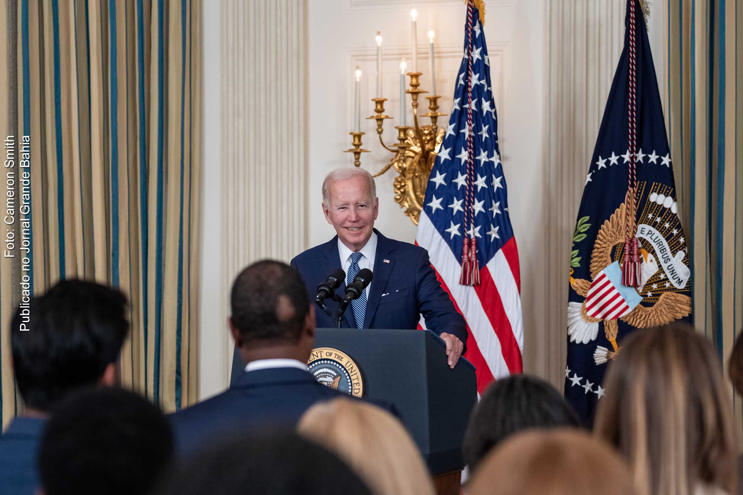Joe Biden, presidente dos Estados Unidos diz que desempenho dos democratas foi melhor que o esperado e que votações de meio mandato americanas foram "um bom dia para a democracia".