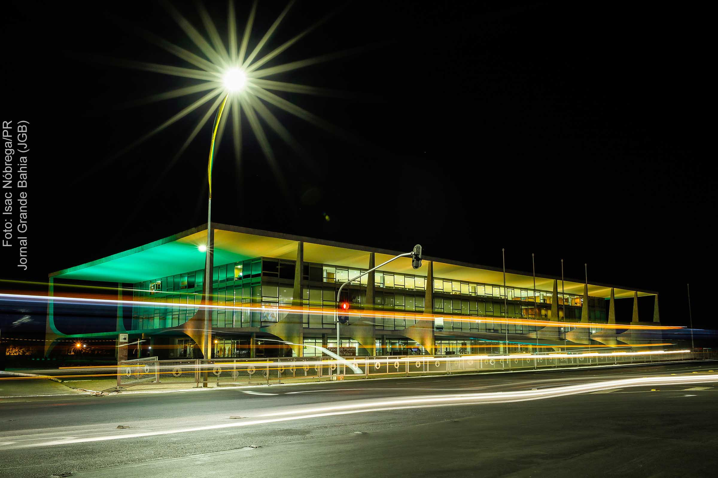 Palácio do Planalto, sede do Governo do Brasil.