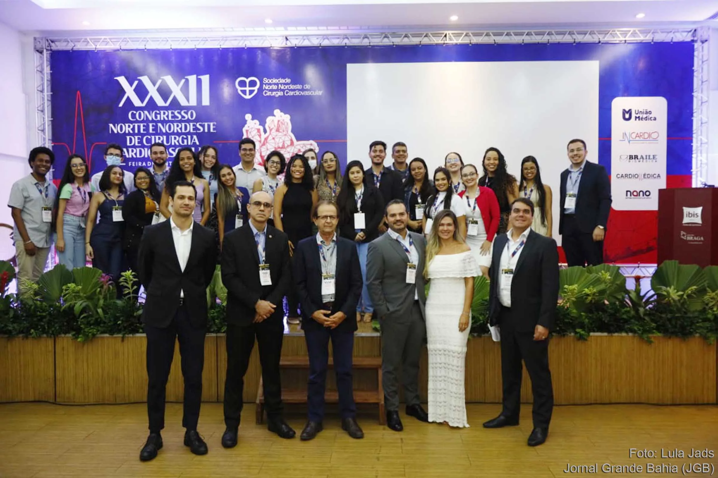 Participantes do Congresso de Cirurgia Cardiovascular em Feira de Santana.