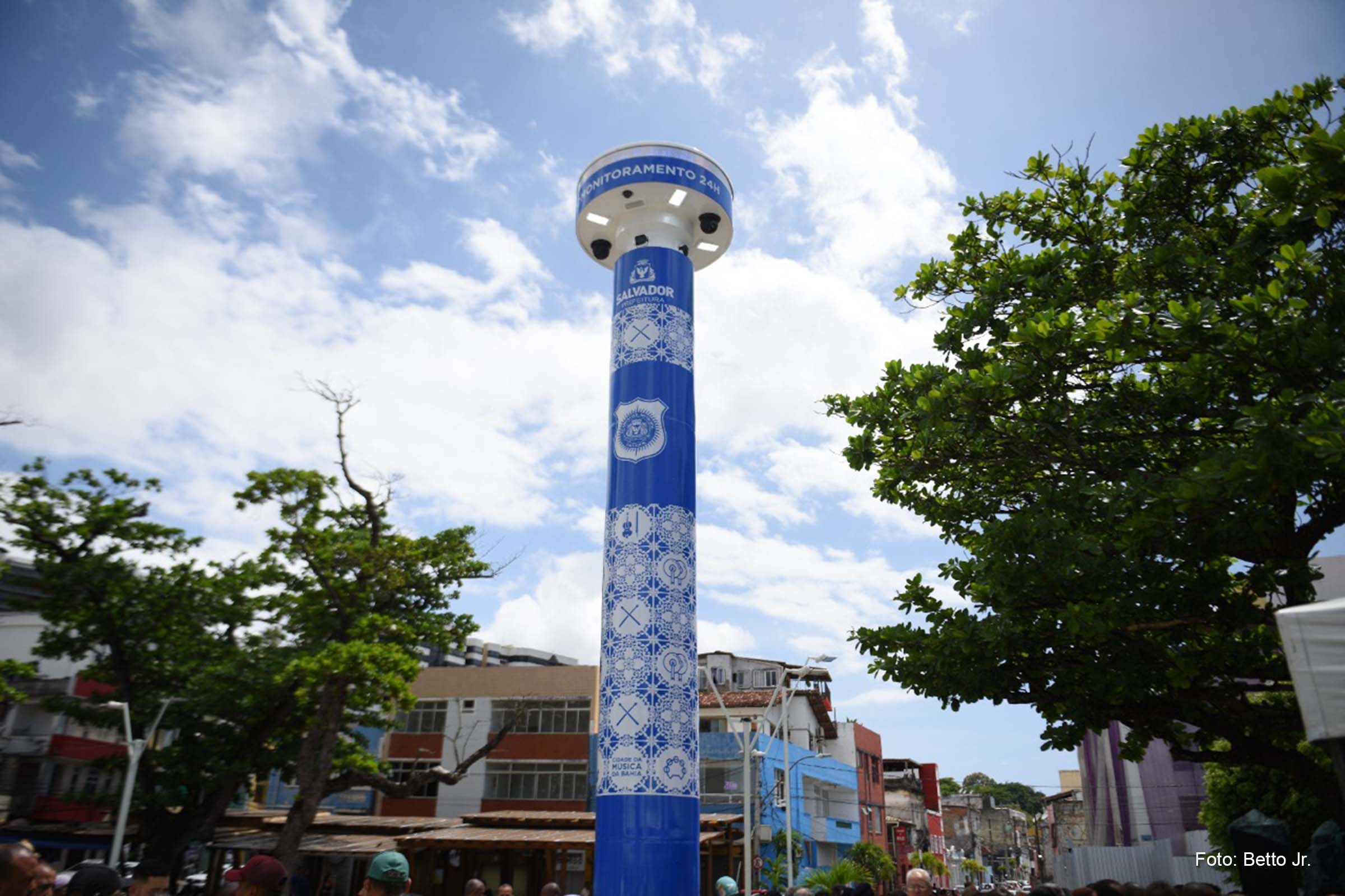 A iniciativa reforçará a segurança nesses trechos da cidade, através da análise inteligente das imagens que serão captadas.