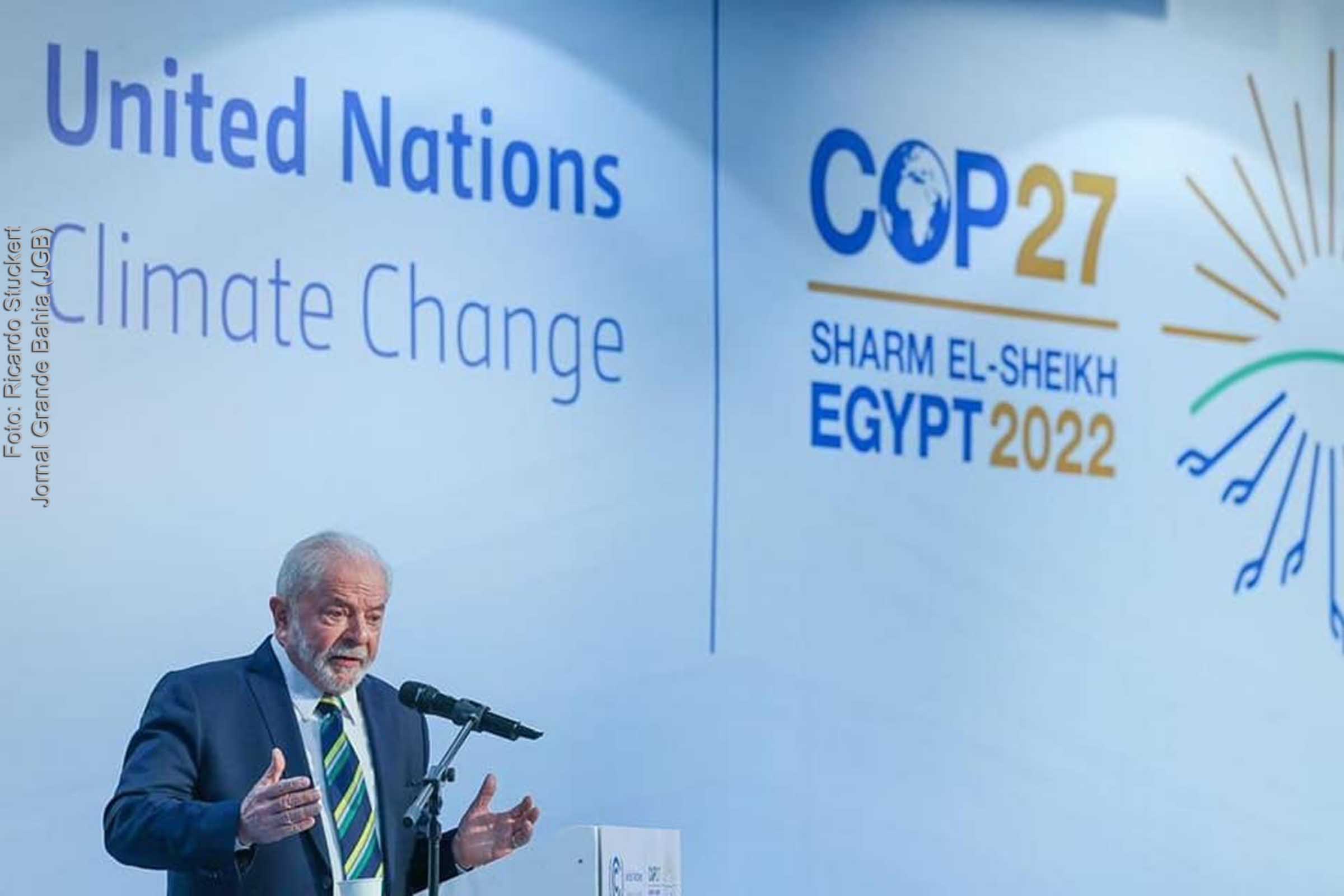 Presidente eleito Lula, em discurso na COP27.