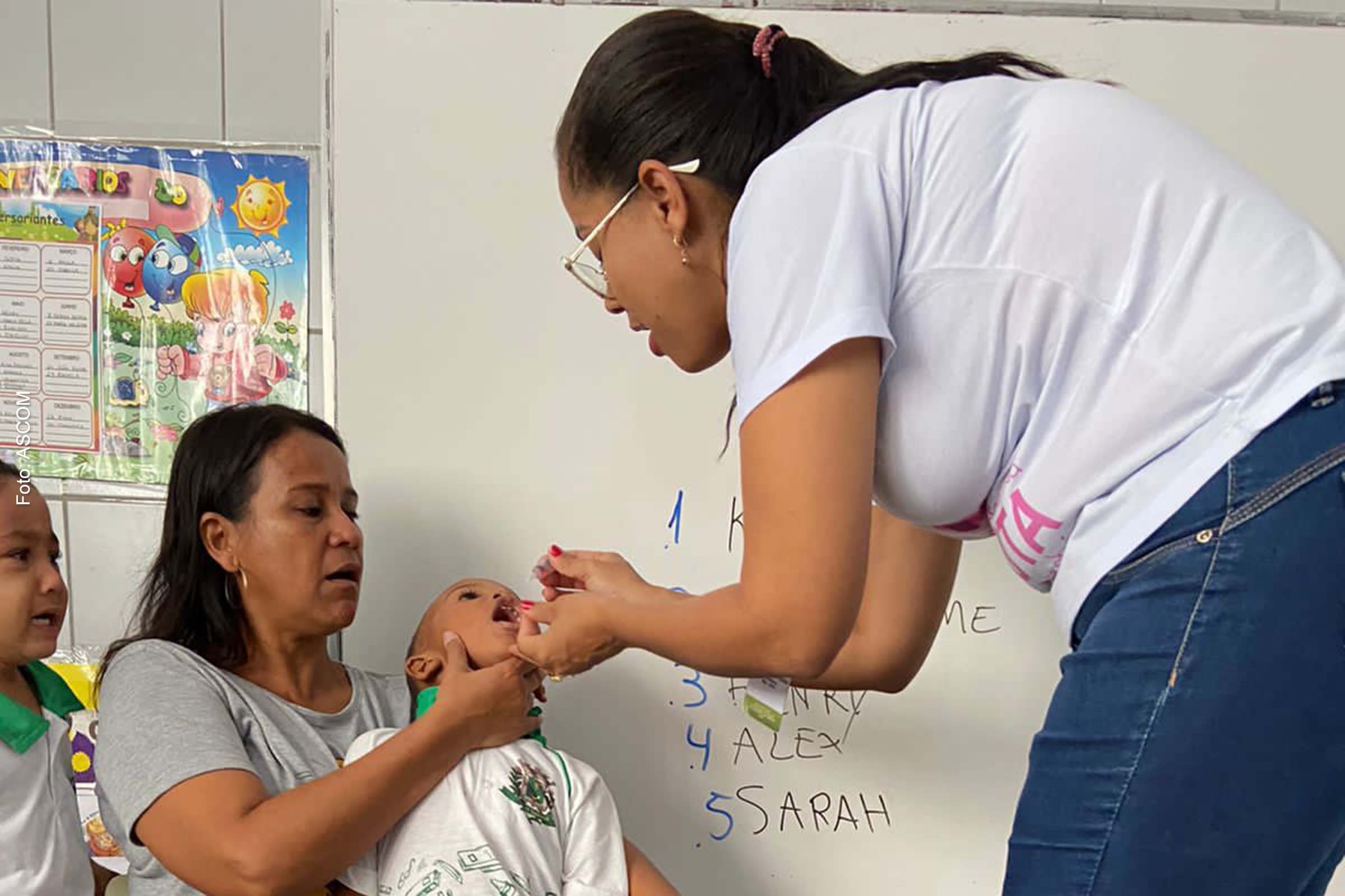 Objetivo da força tarefa foi atingir a meta do Ministério da Saúde de vacinação e imunizar 95% das crianças de até 5 anos em Feira de Santana.