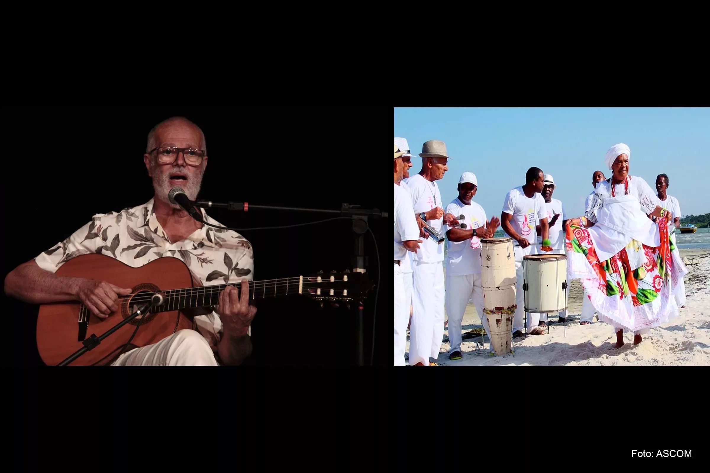 Cantor Roberto Mendes e o samba de roda Dona Nicinha são as principais atrações do Festival de Cultura Popular.