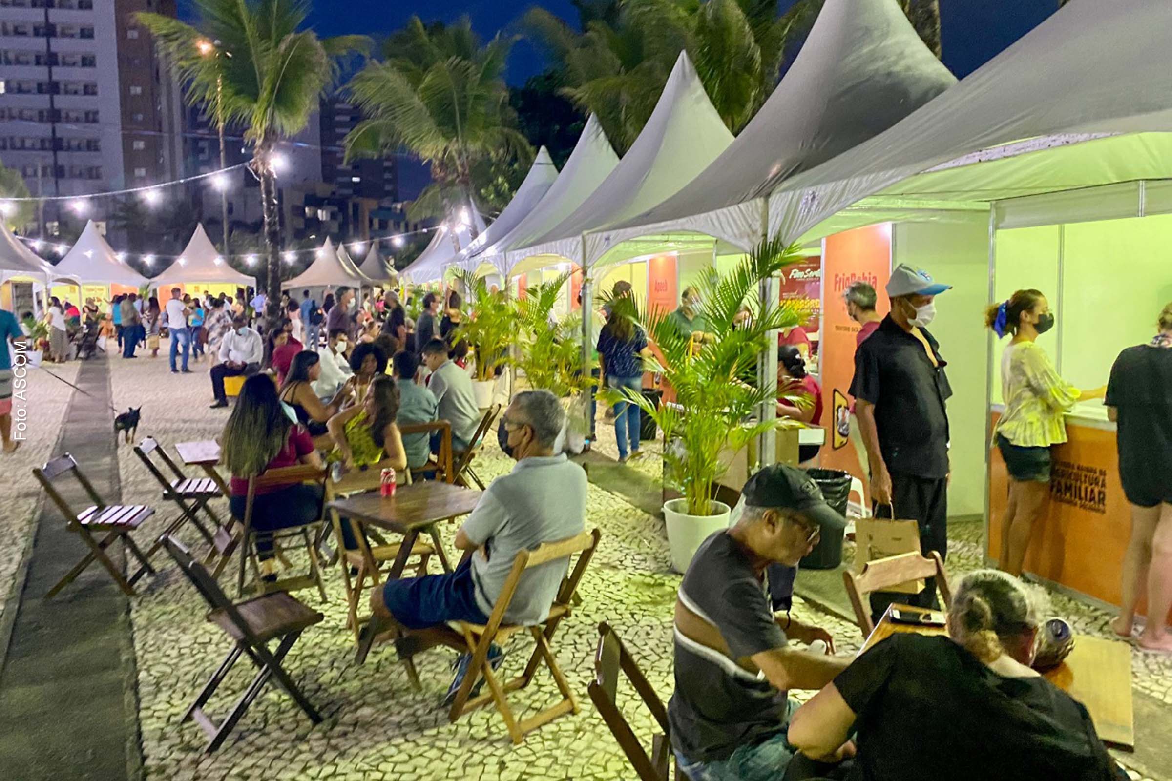O evento, com entrada gratuita, acontece de 14 a 18 de dezembro de 2022, no Parque Costa Azul, em Salvador.