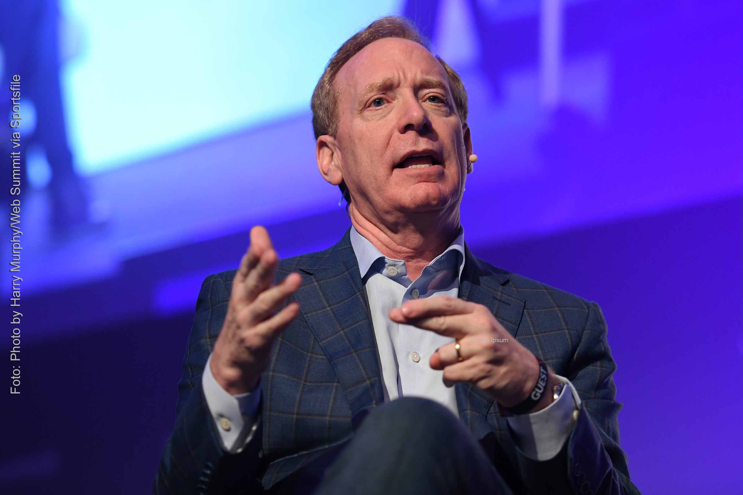 Brad Smith, presidente da Microsoft.