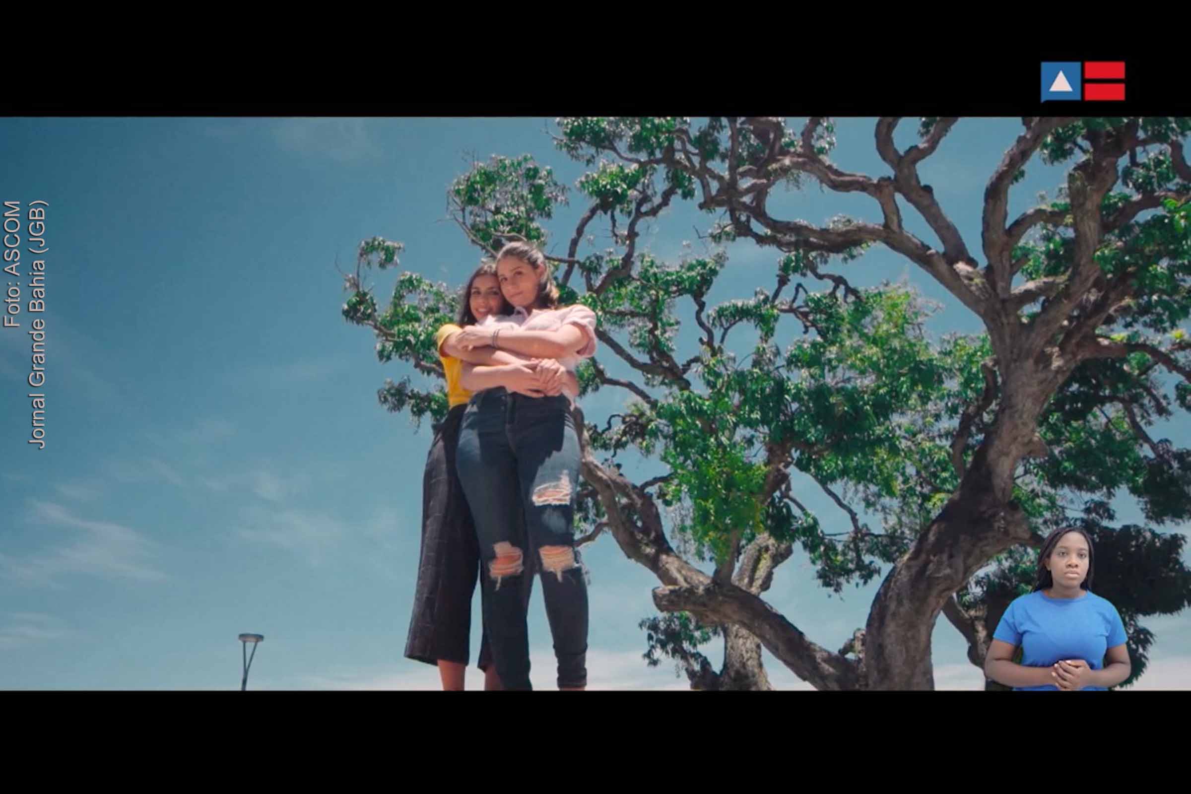 Cena do filme institucional 'Bahia: aqui é respeito'.