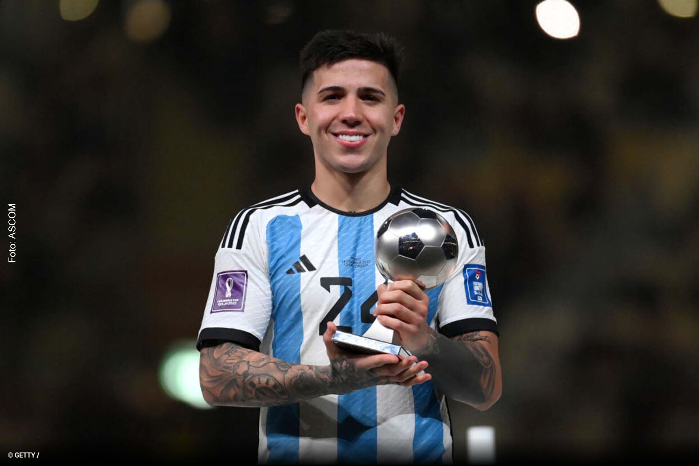 Enzo Fernández: o meia que sonhou jogar com Messi e agora tem o mundo aos seus pés