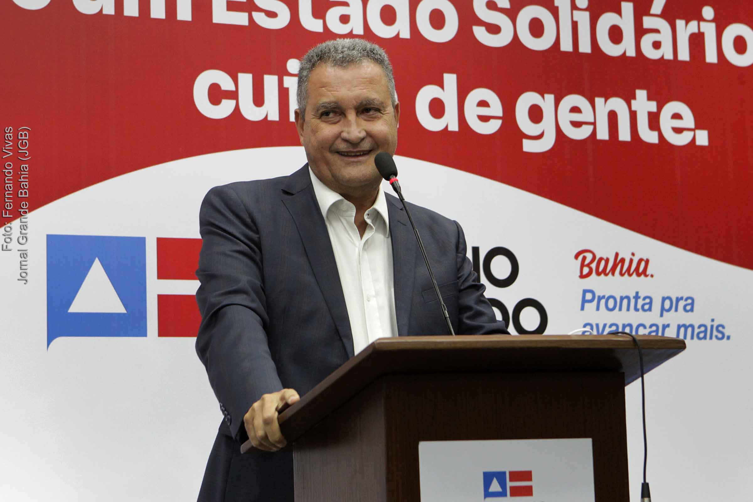 Governador Rui Costa, futuro ministro da Casa Civil do Governo Lula 3.