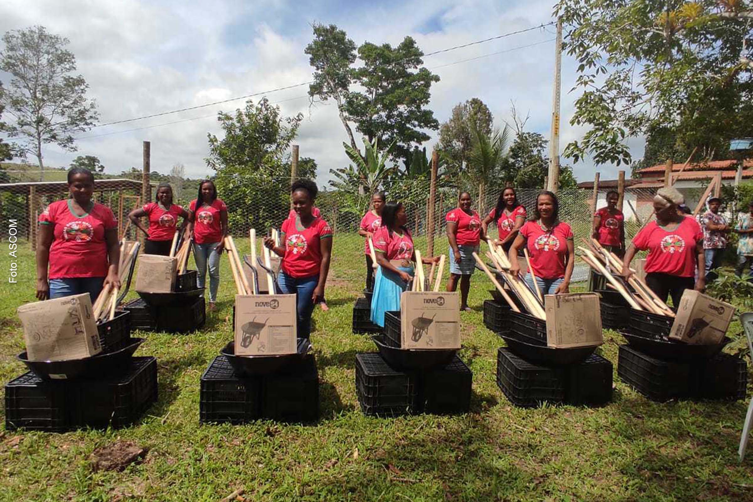 No total, 20 famílias agricultoras foram beneficiadas com mais de R$ 371 mil, via Bahia Produtiva, projeto executado pela Companhia de Desenvolvimento e Ação Regional (CAR).