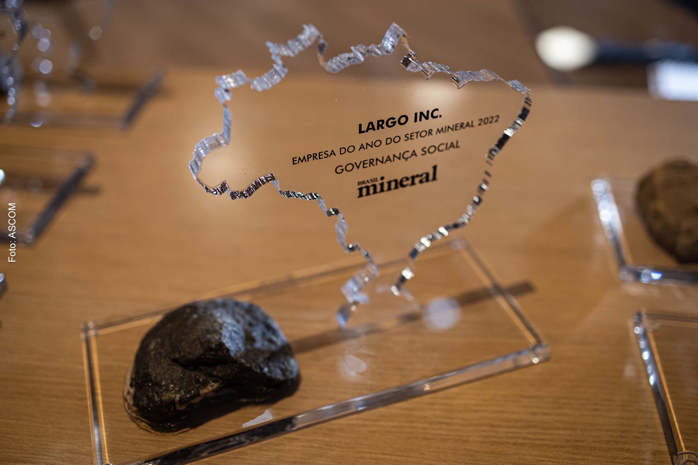 Premiação foi oficializada no Fórum Brasil Mineral, em Belo Horizonte.