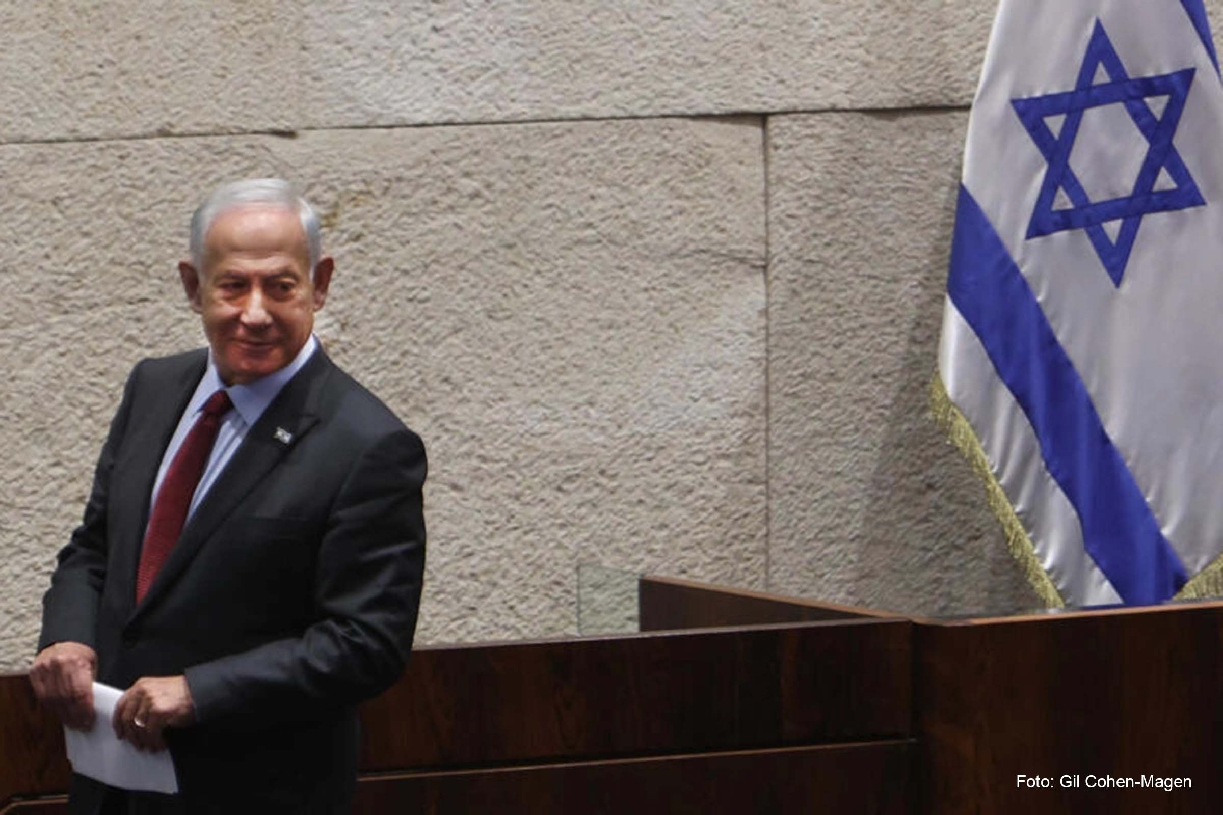 Primeiro-ministro israelense, Benyamin Netanyahu, em Jerusalém.