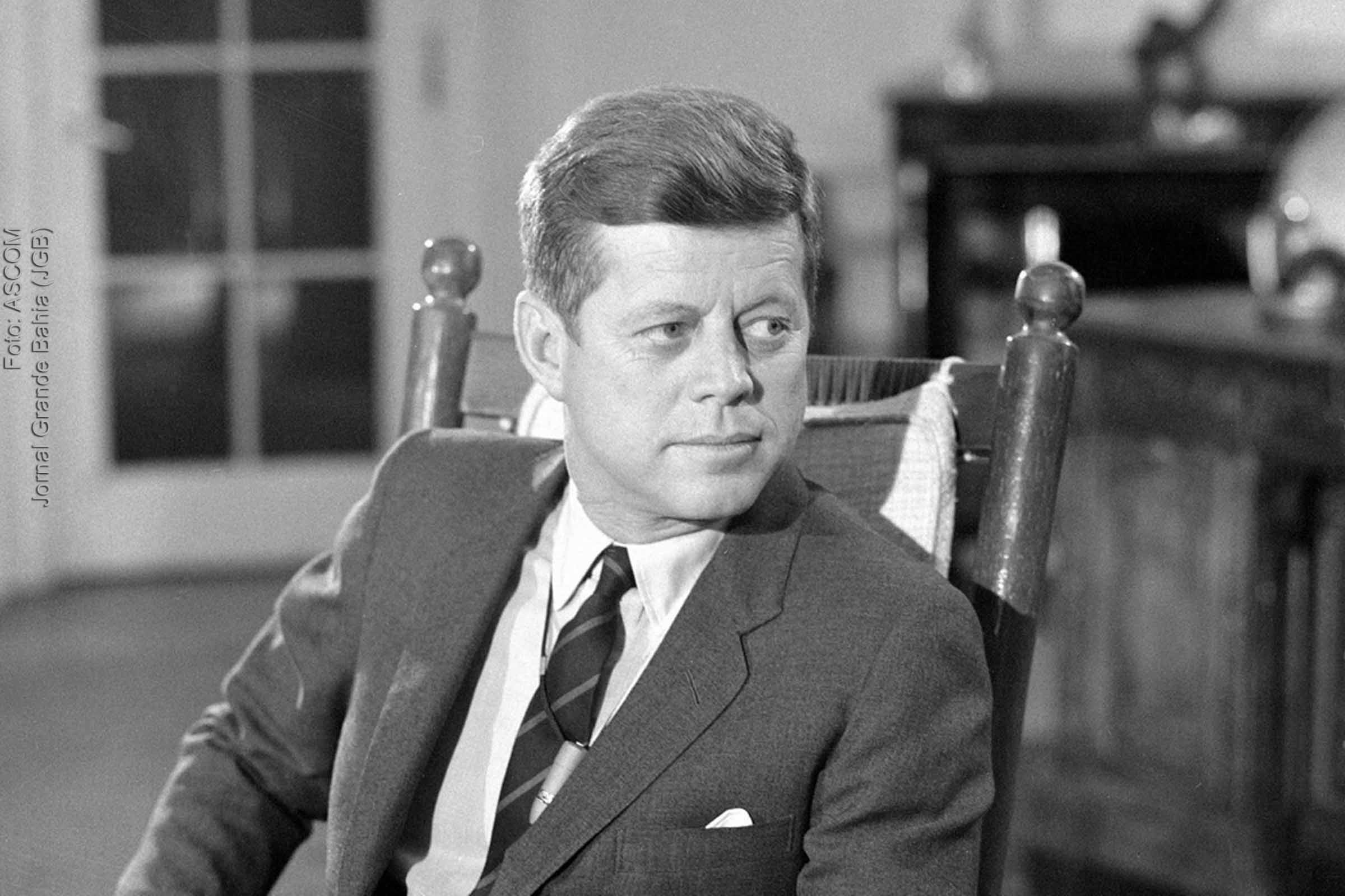 Presidente John Kennedy foi assassinado em 22 de novembro de 1963, em Dallas, capital do Texas, EUA.