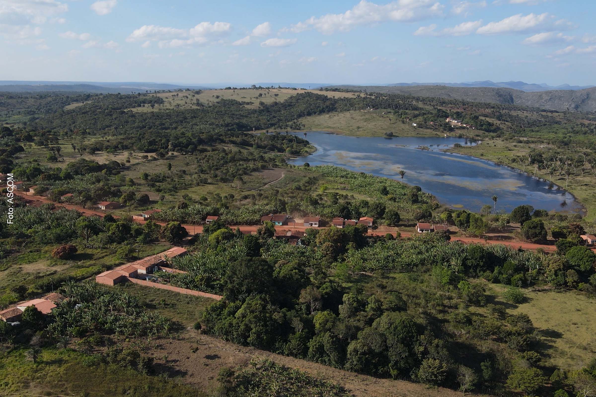 Vista aérea da cidade de Mirangaba.