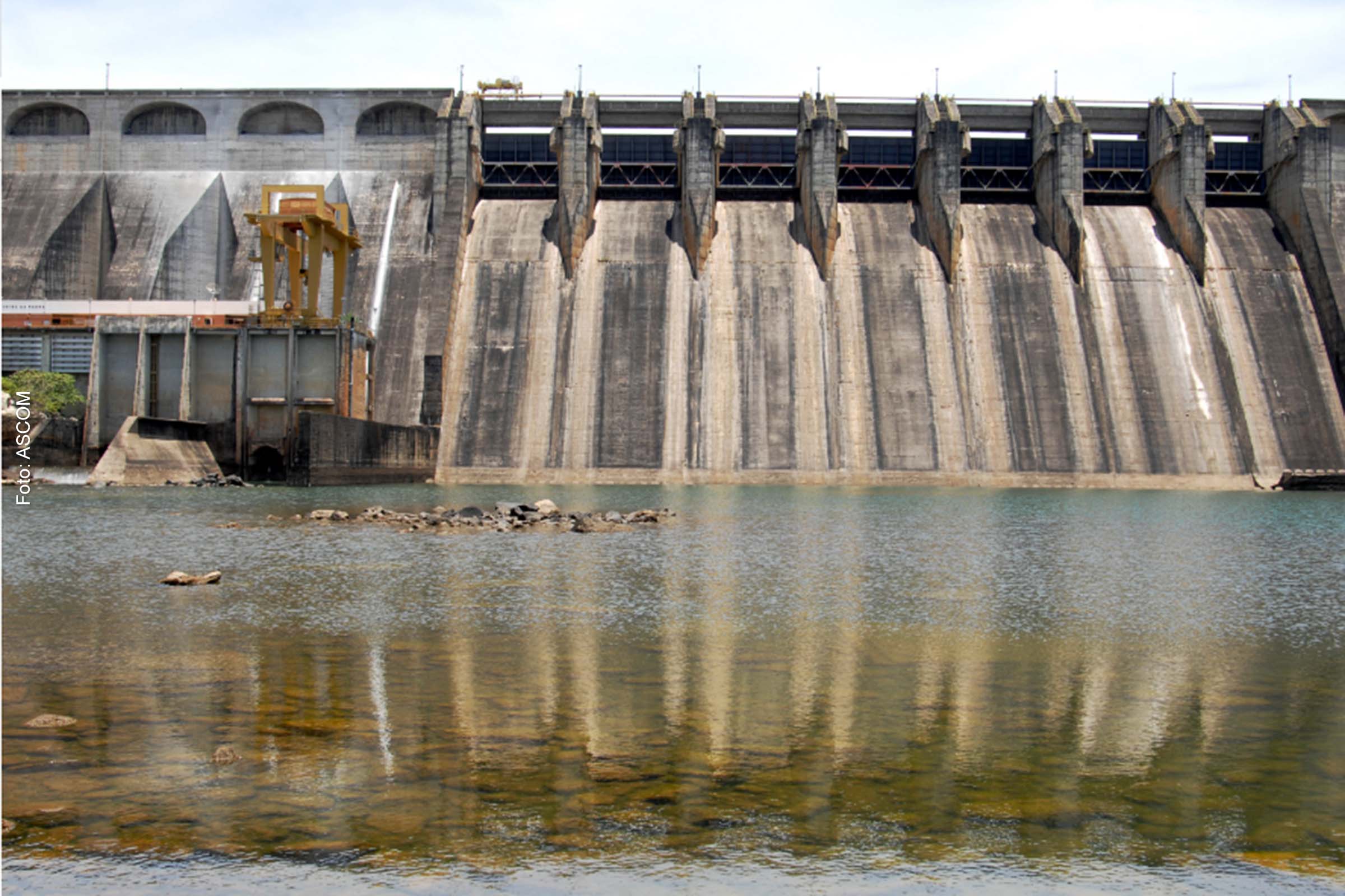 Reservatório da Usina Hidrelétrica da Pedra, na Bahia, encontra-se com 61% de seu volume útil.