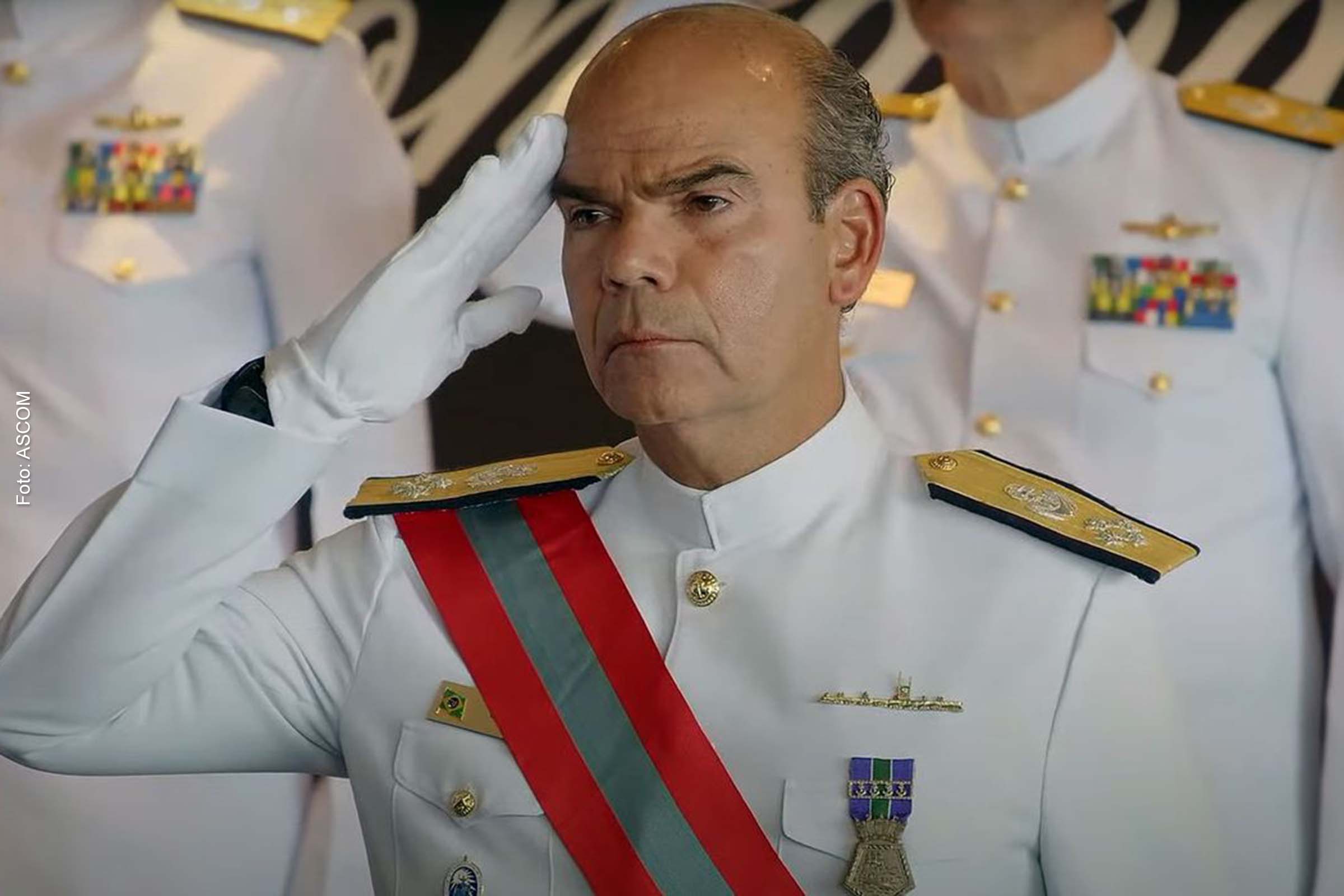 Almirante de Esquadra Marcos Sampaio Olsen, novo comandante da Marinha.