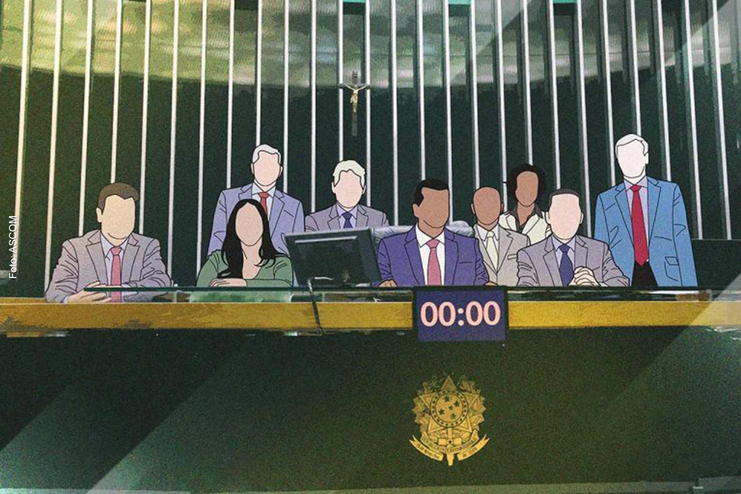 O andamento das eleições é coordenado pelo deputado mais idoso com o maior número de legislaturas.