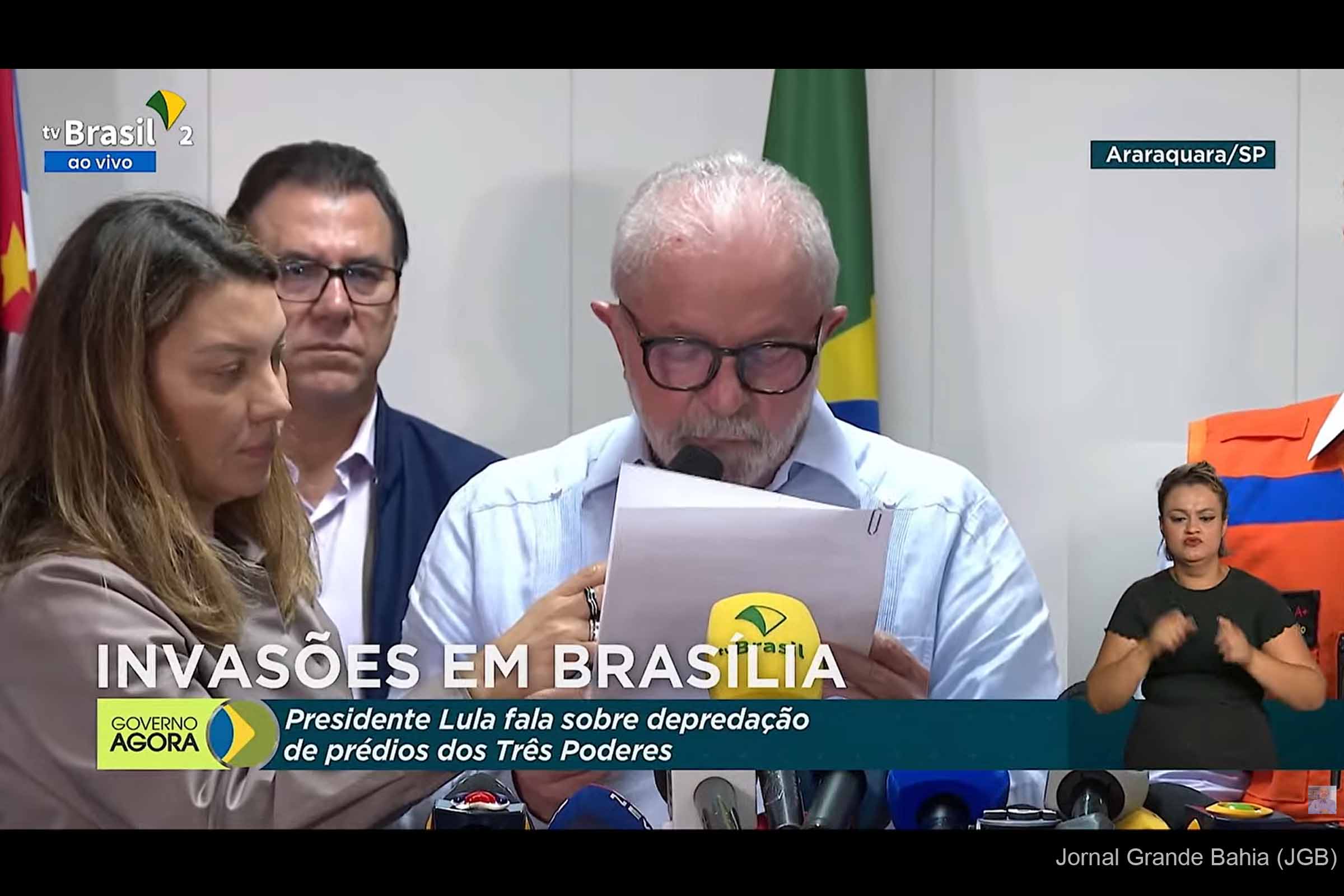 Decreto de Intervenção Federal assinado pelo presidente Lula abrange o Distrito Federal e tem prazo de validade até o dia 30 de janeiro de 2023.