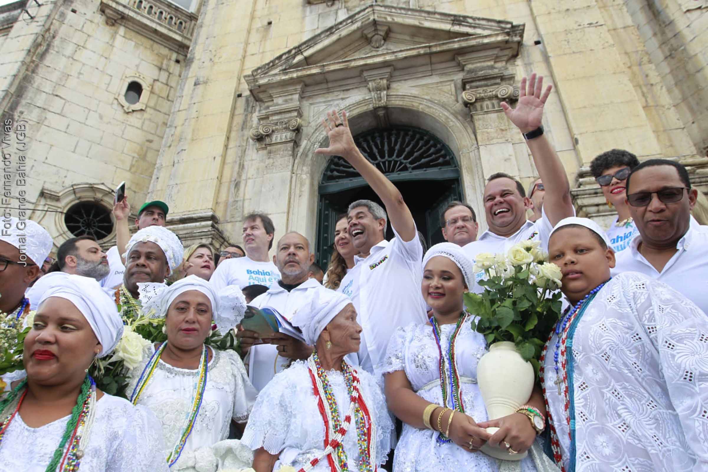 Jerônimo Rodrigues faz a primeira participação na Festa do Bonfim, como governador da Bahia.