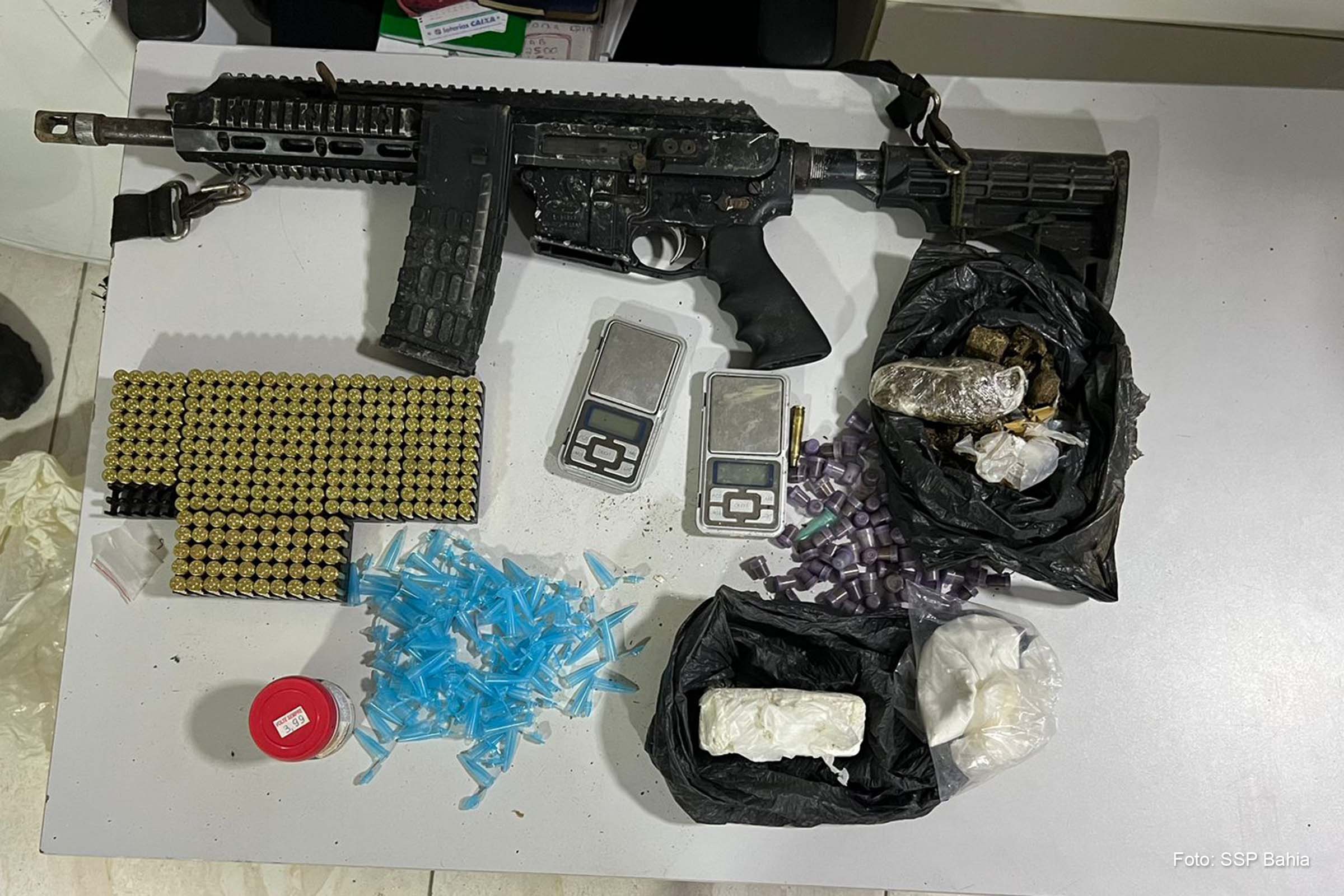 Este é o terceiro fuzil retirado das ruas em 2023, durante ações policiais.