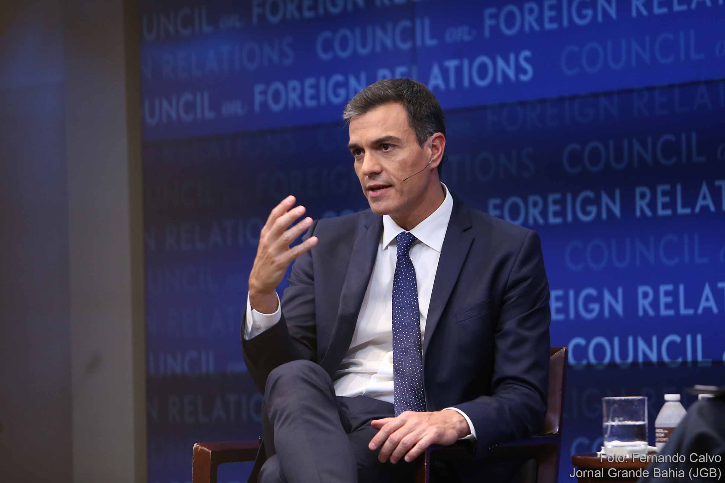 Pedro Sánchez Pérez-Castejón, presidente do Governo da Espanha.