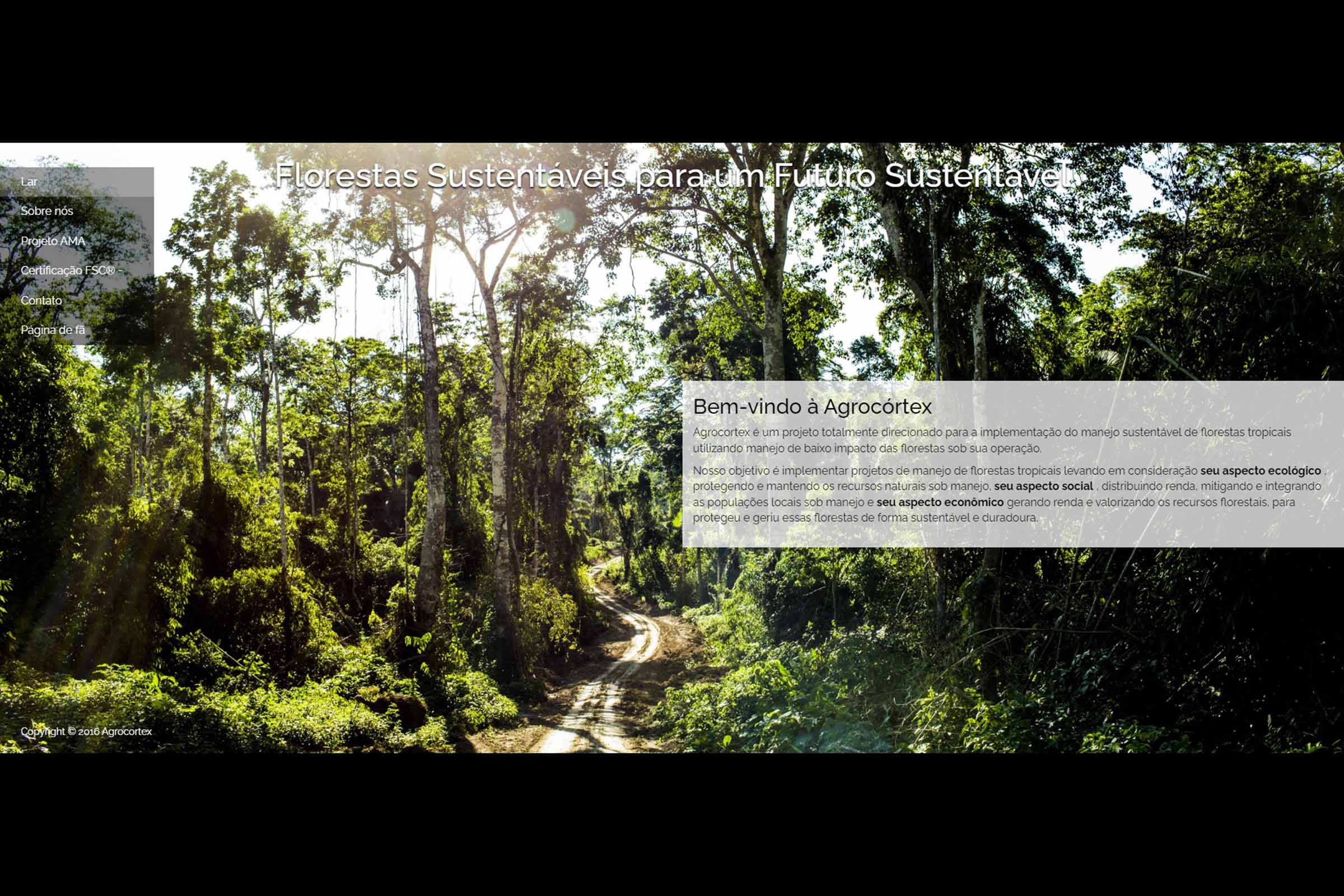 A Agrocortex explora madeiras nobres.