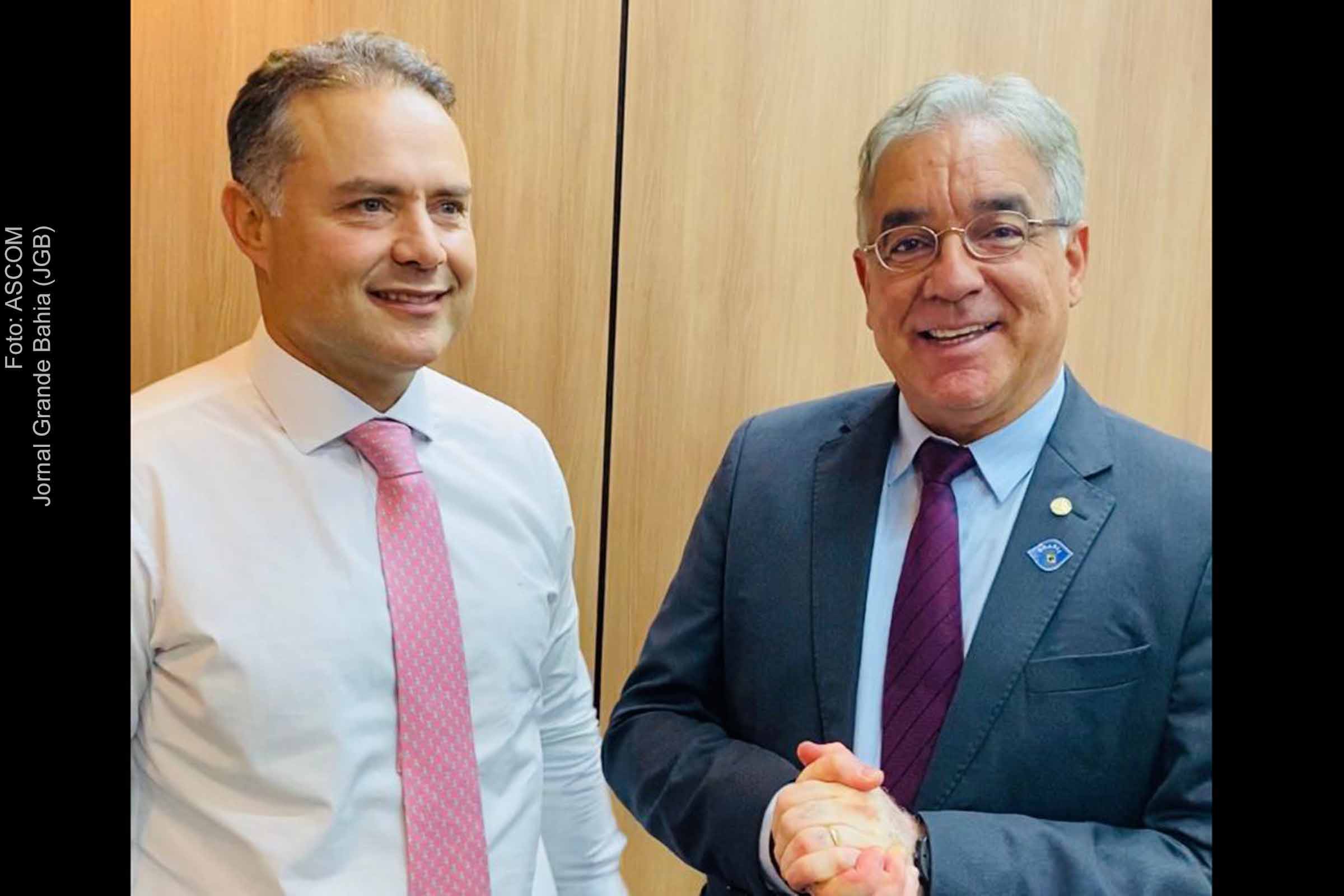 Deputado federal José Cerqueira Neto (Zé Neto, PT-BA) e o ministro Renan Filho.