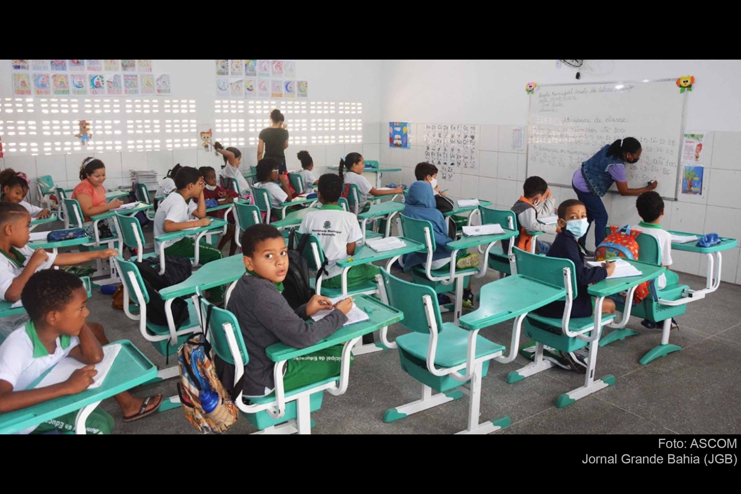 Estudantes retornam às aulas na Rede Municipal de Feira de Santana.