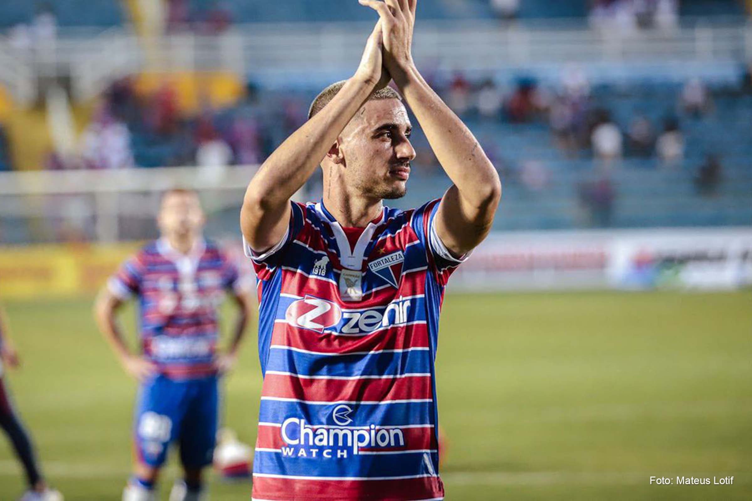 Thiago Galhardo marcou dois gols na vitória do Fortaleza.