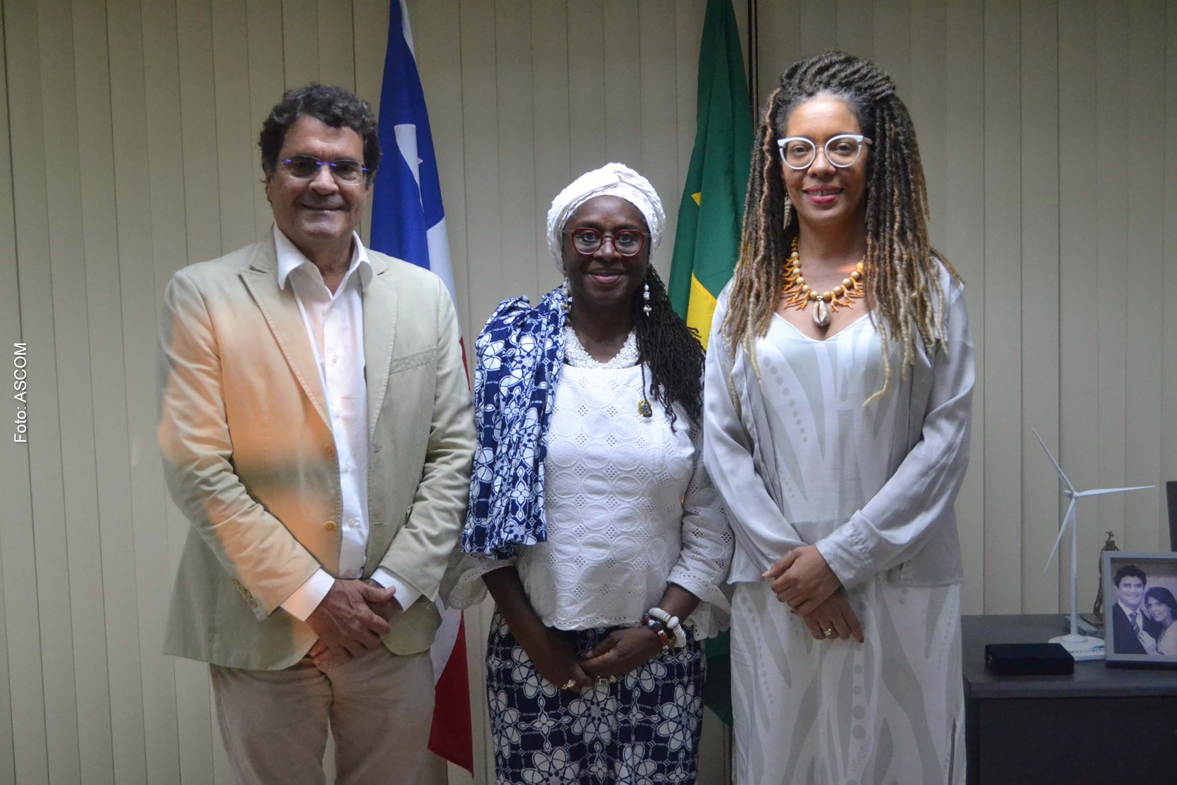 Angelo Almeida, secretário do Desenvolvimento Econômico da Bahia, recebeu comitiva do país.